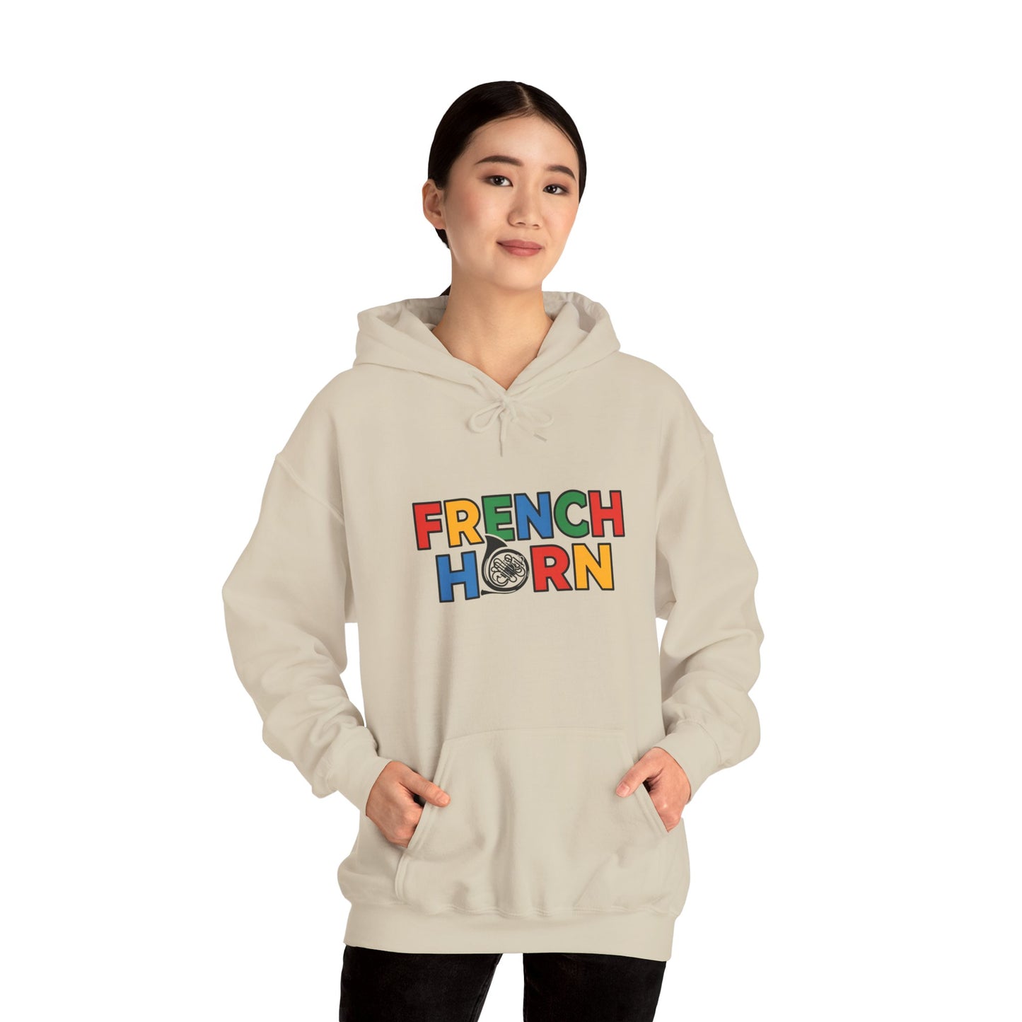 "French Horn" Cozy Unisex Hoodie
