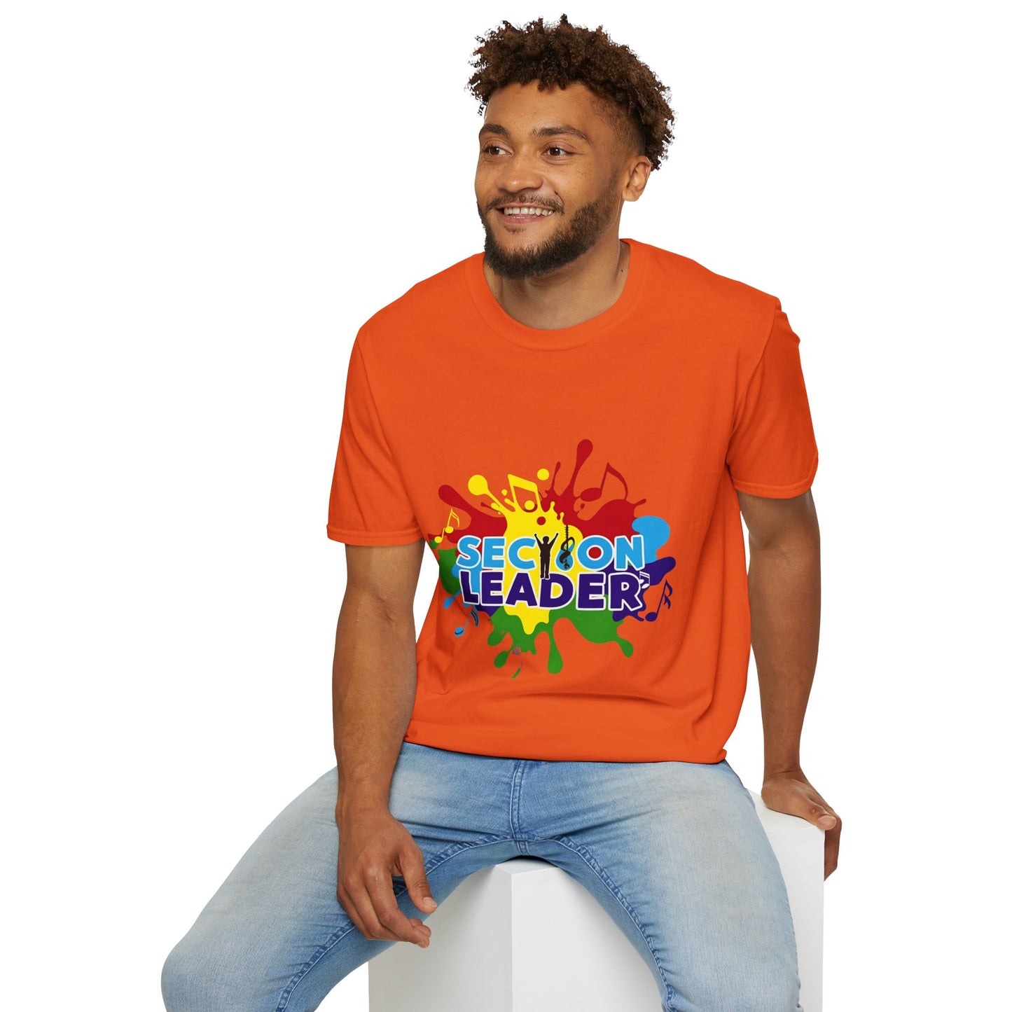 Splash Paint "Section Leader" Unisex Soft-style T-Shirt