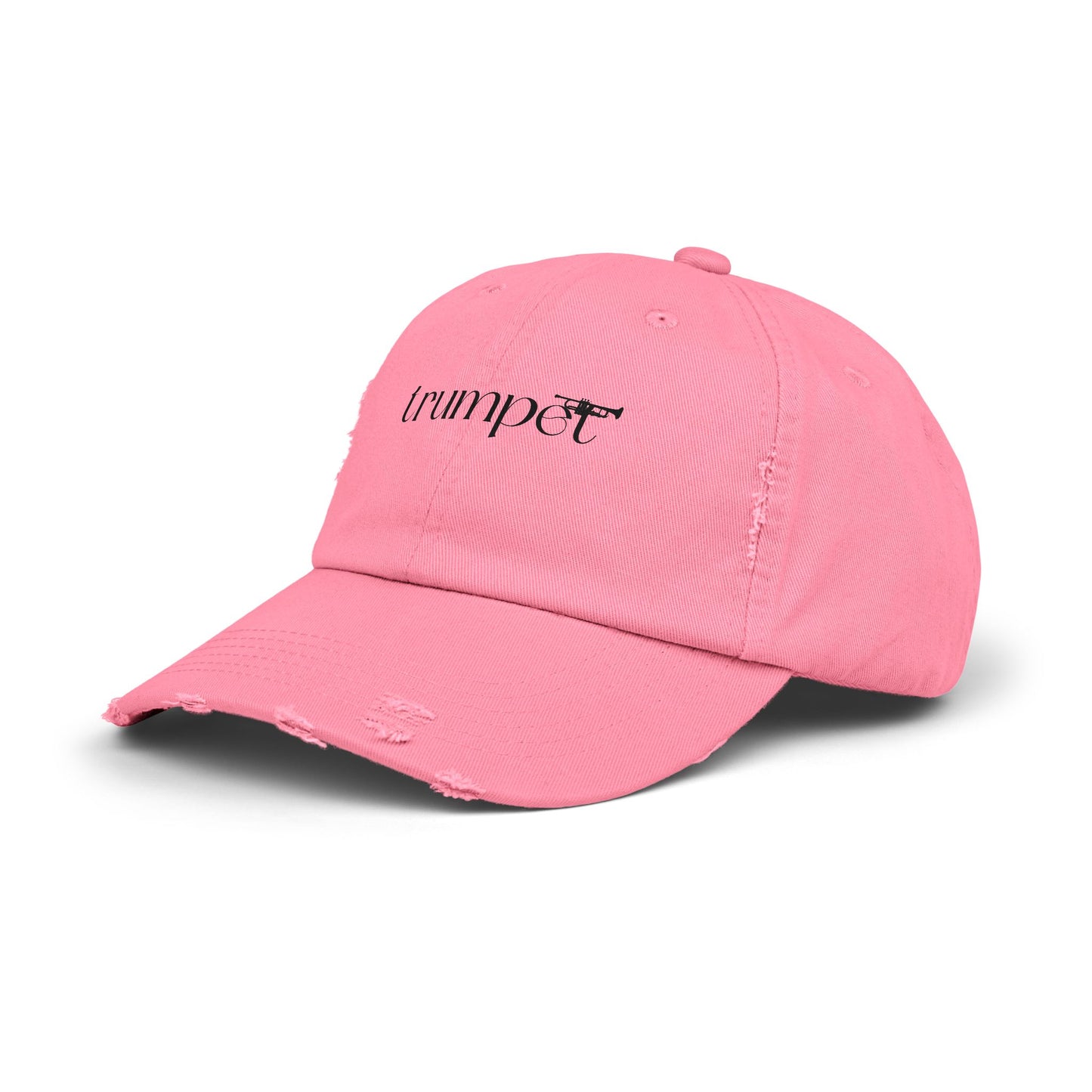 Unisex "Trumpet" Distressed Cap