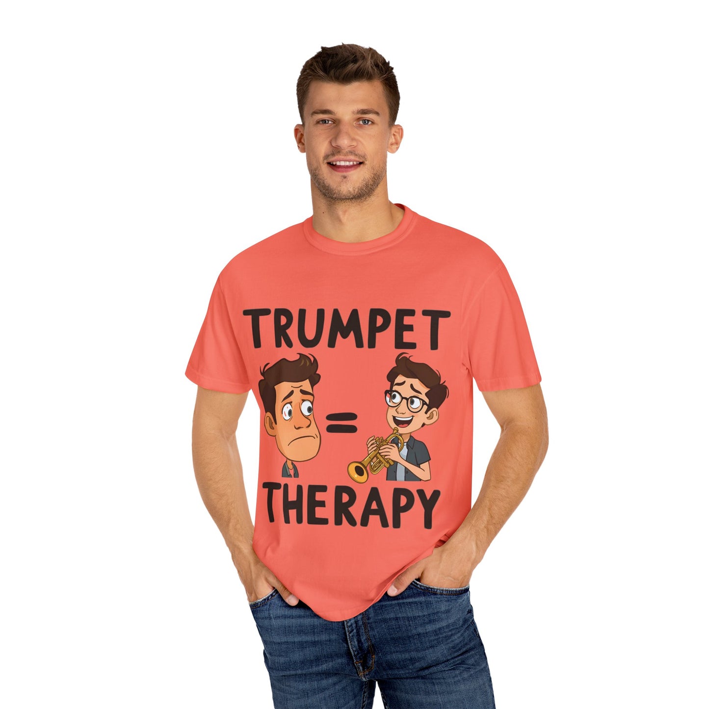 "Trumpet Therapy" Unisex Graphic T-Shirt