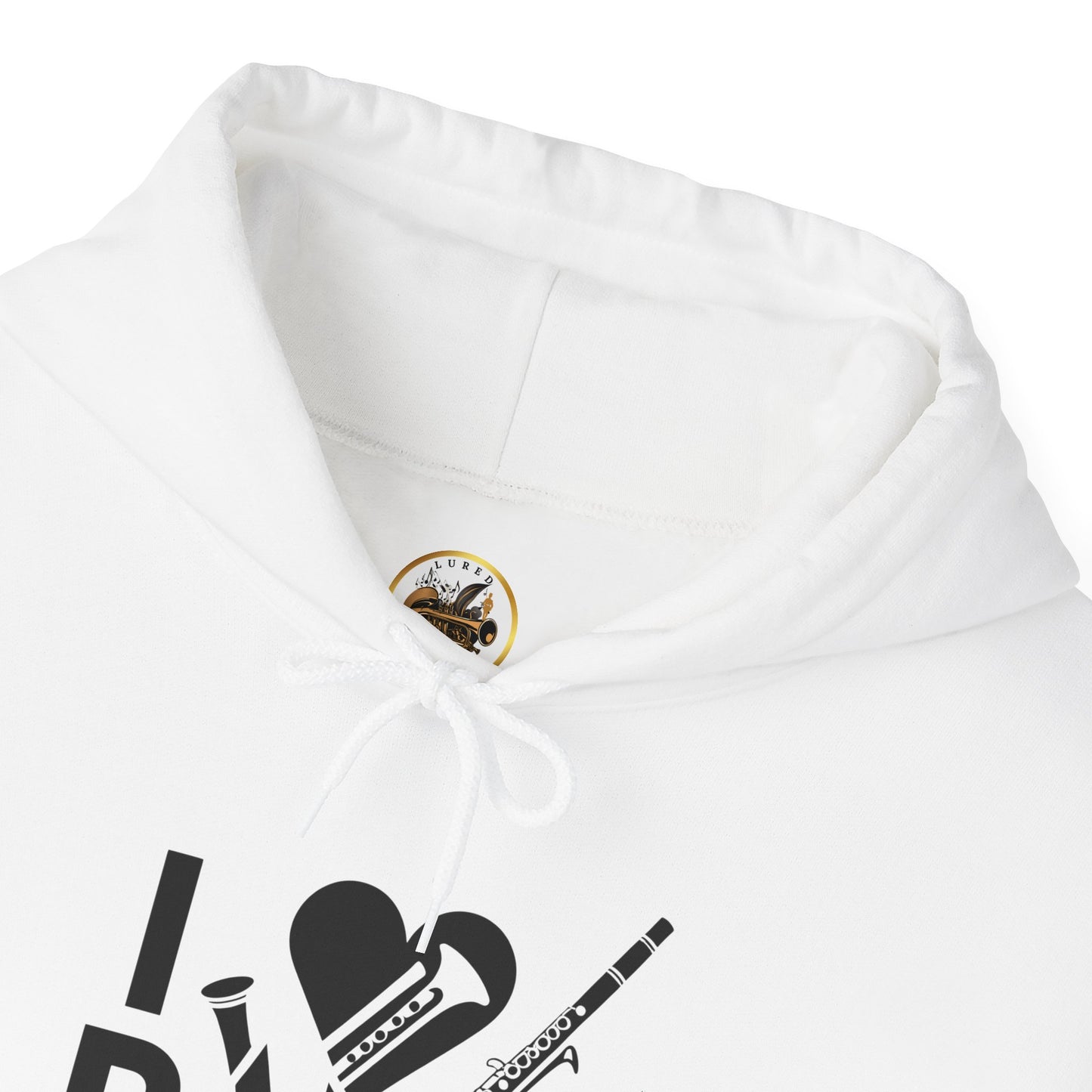 "I Love Band" Unisex Heavy-Blend Hoodie