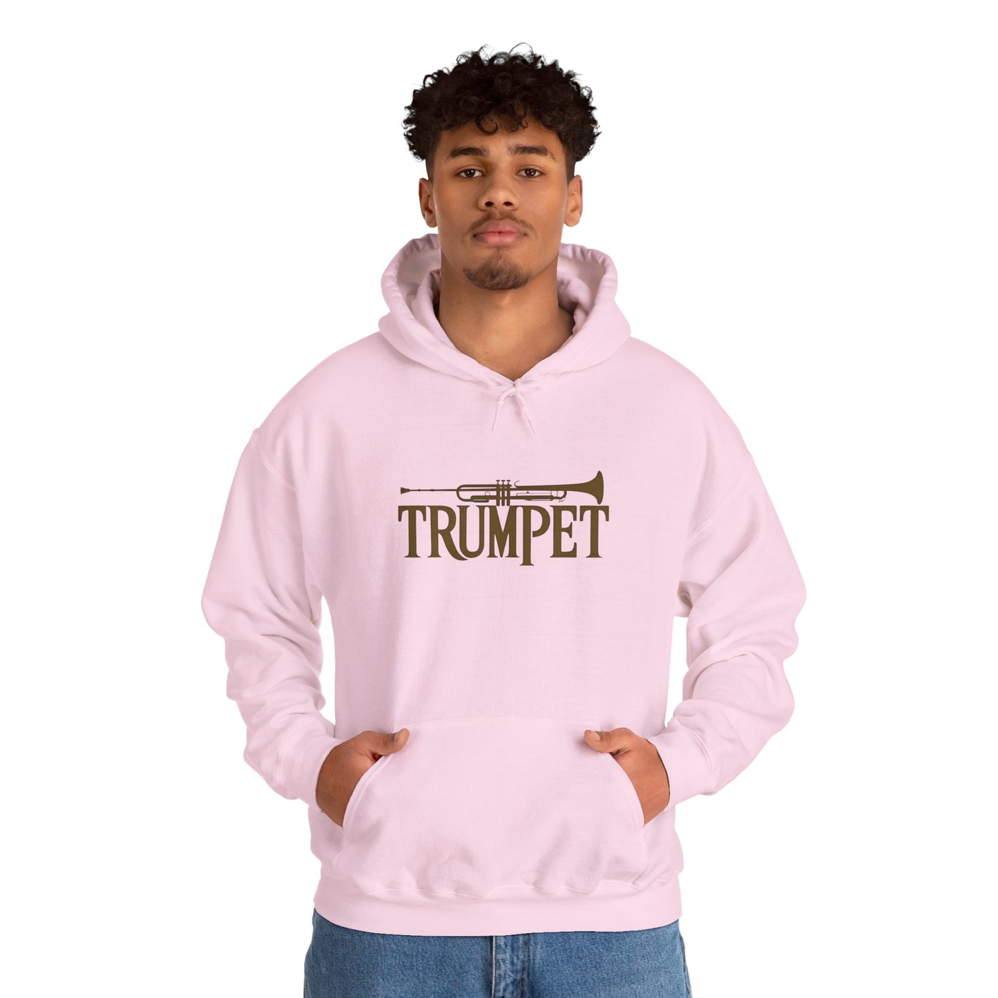Vintage Design "Trumpet" Unisex Heavy Blend™ Hooded Sweatshirt