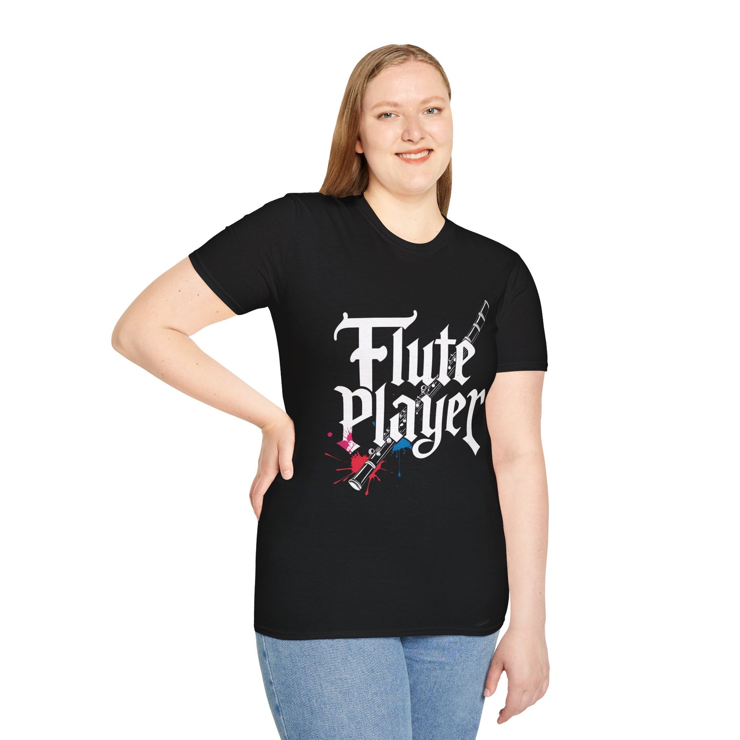 "Flute Player" Unisex T-Shirt