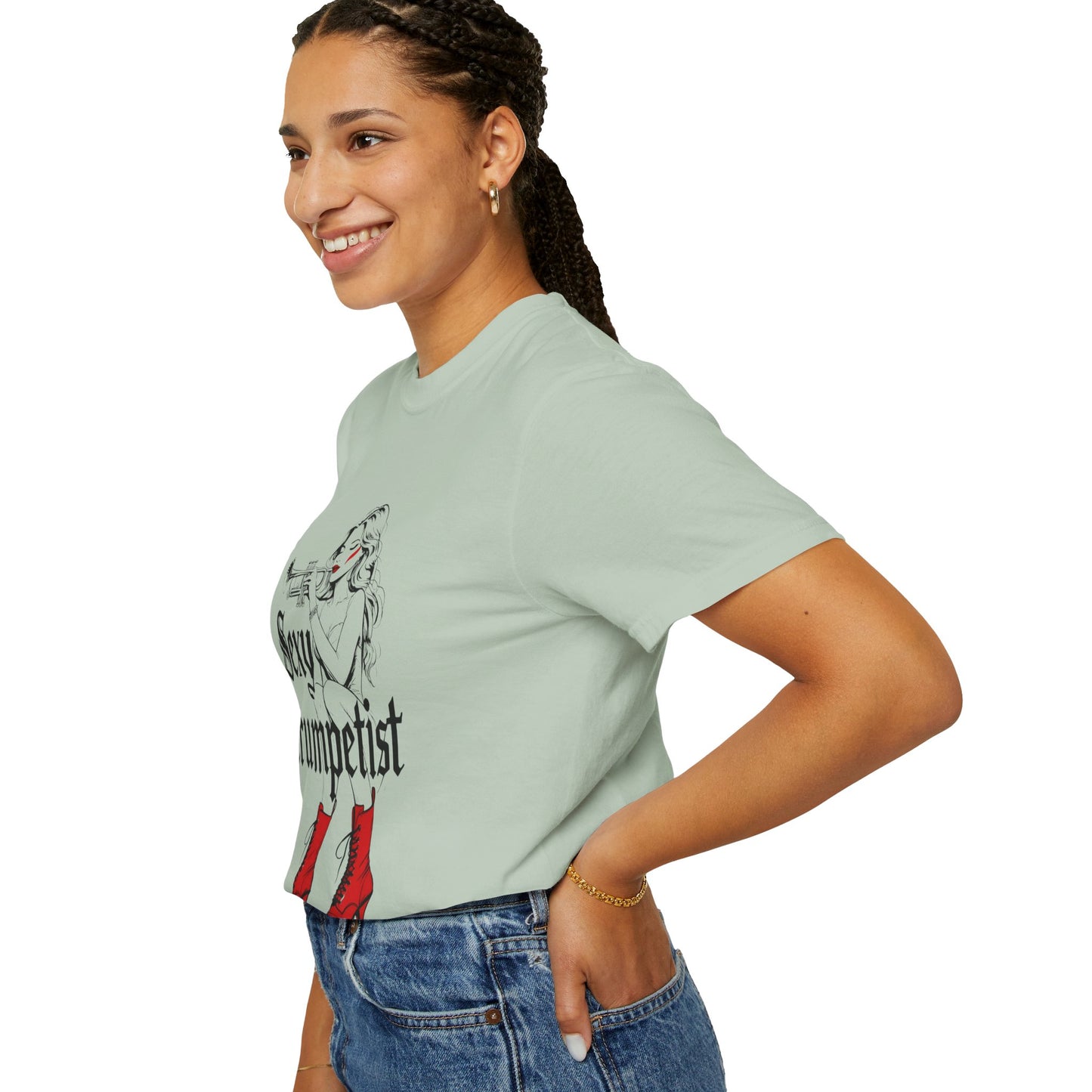 "Sexy Trumpetist" Unisex Garment-Dyed T-shirt