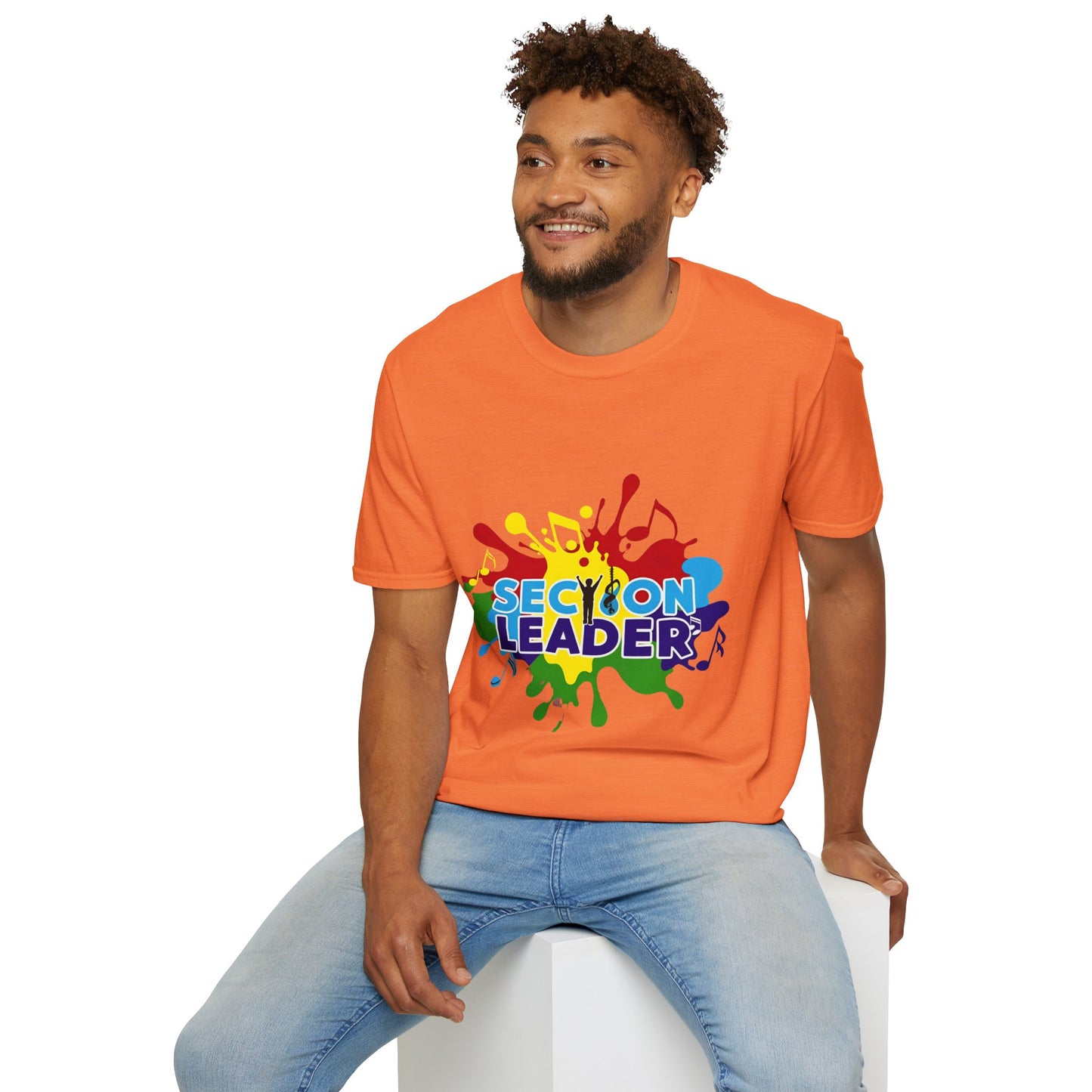 Splash Paint "Section Leader" Unisex Soft-style T-Shirt