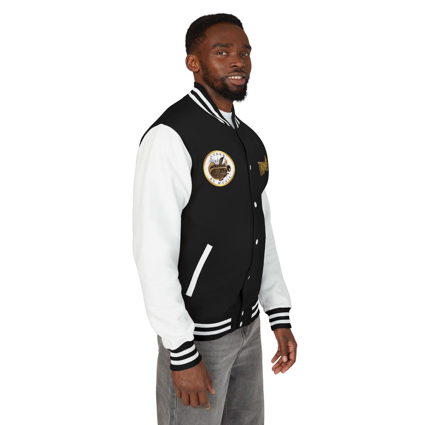 "Trumpet" Unisex Brass Band Letterman Jacket