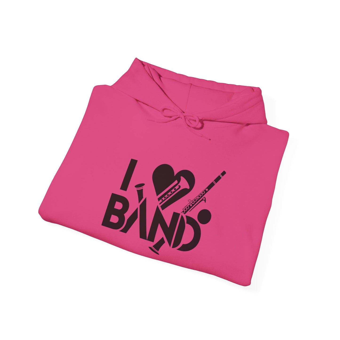 "I Love Band" Unisex Heavy-Blend Hoodie