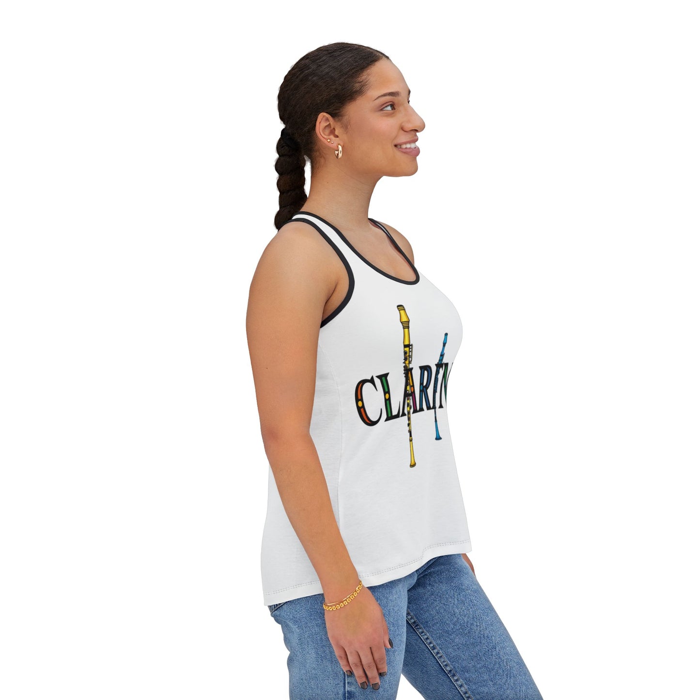 Colorful "Clarinet" Women's Tank Top