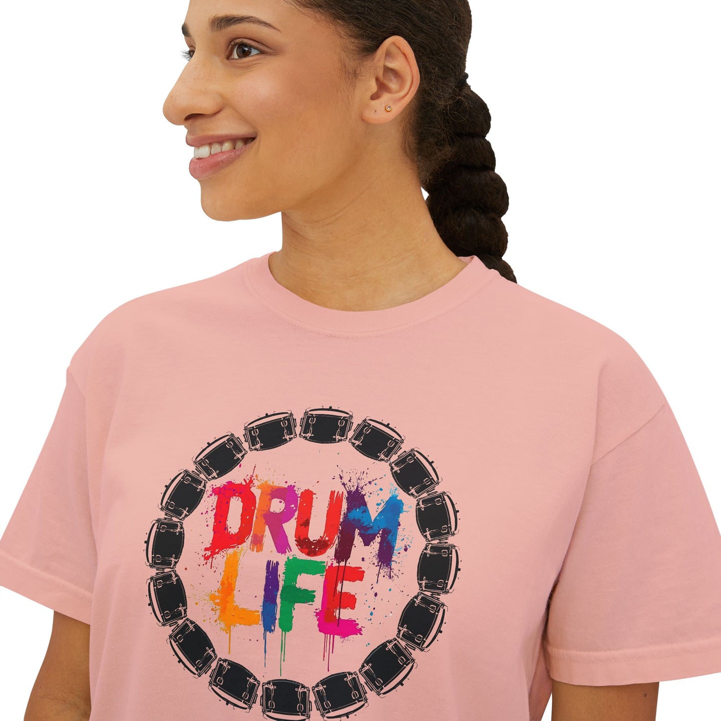 "Drum Life" Women's Boxy Tee