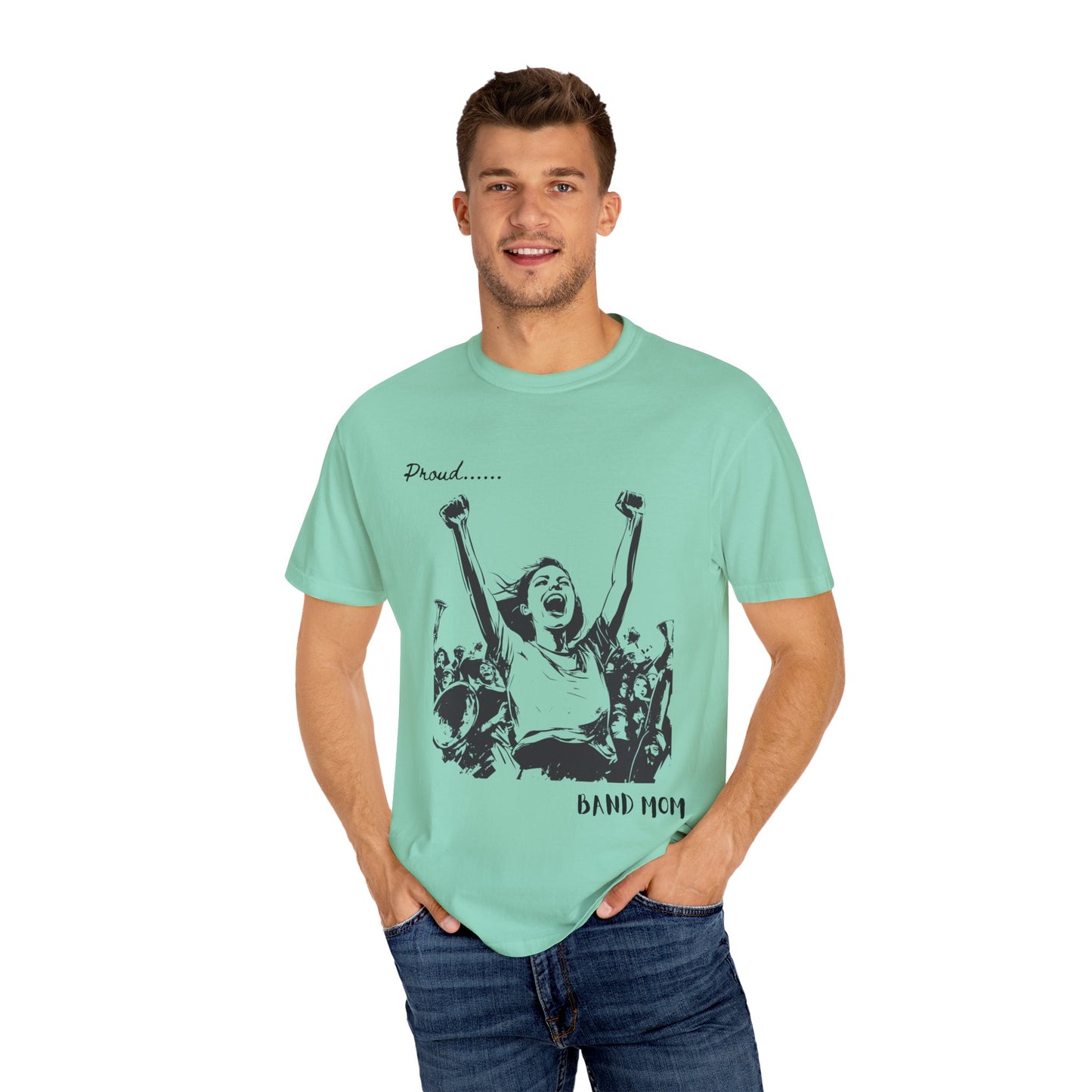 " Band Parent" Unisex Garment-Dyed T-shirt