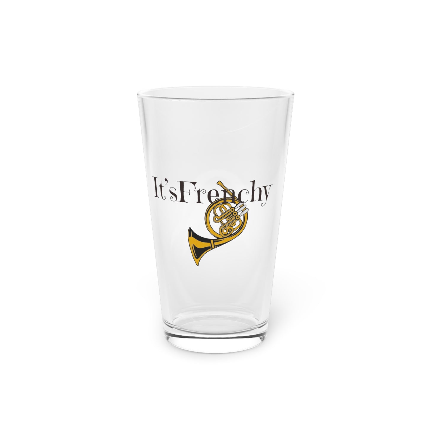 "French Horn" Pint Glass, 16oz