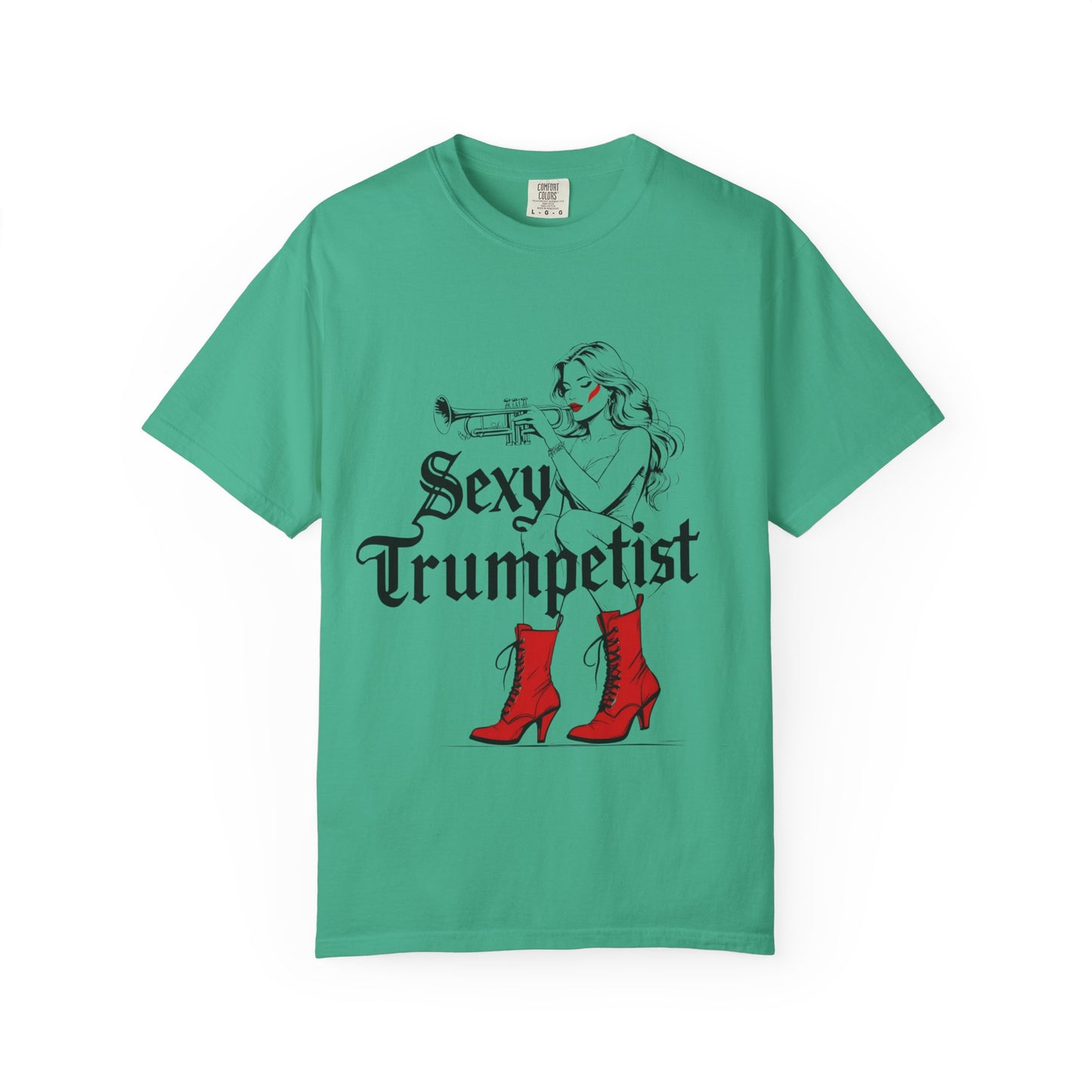 "Sexy Trumpetist" Unisex Garment-Dyed T-shirt
