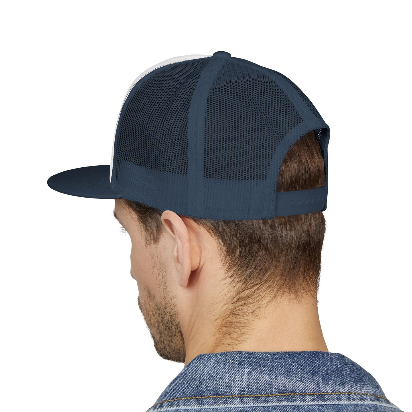 Embroidered "Clarinet" 5 Panel Trucker Cap