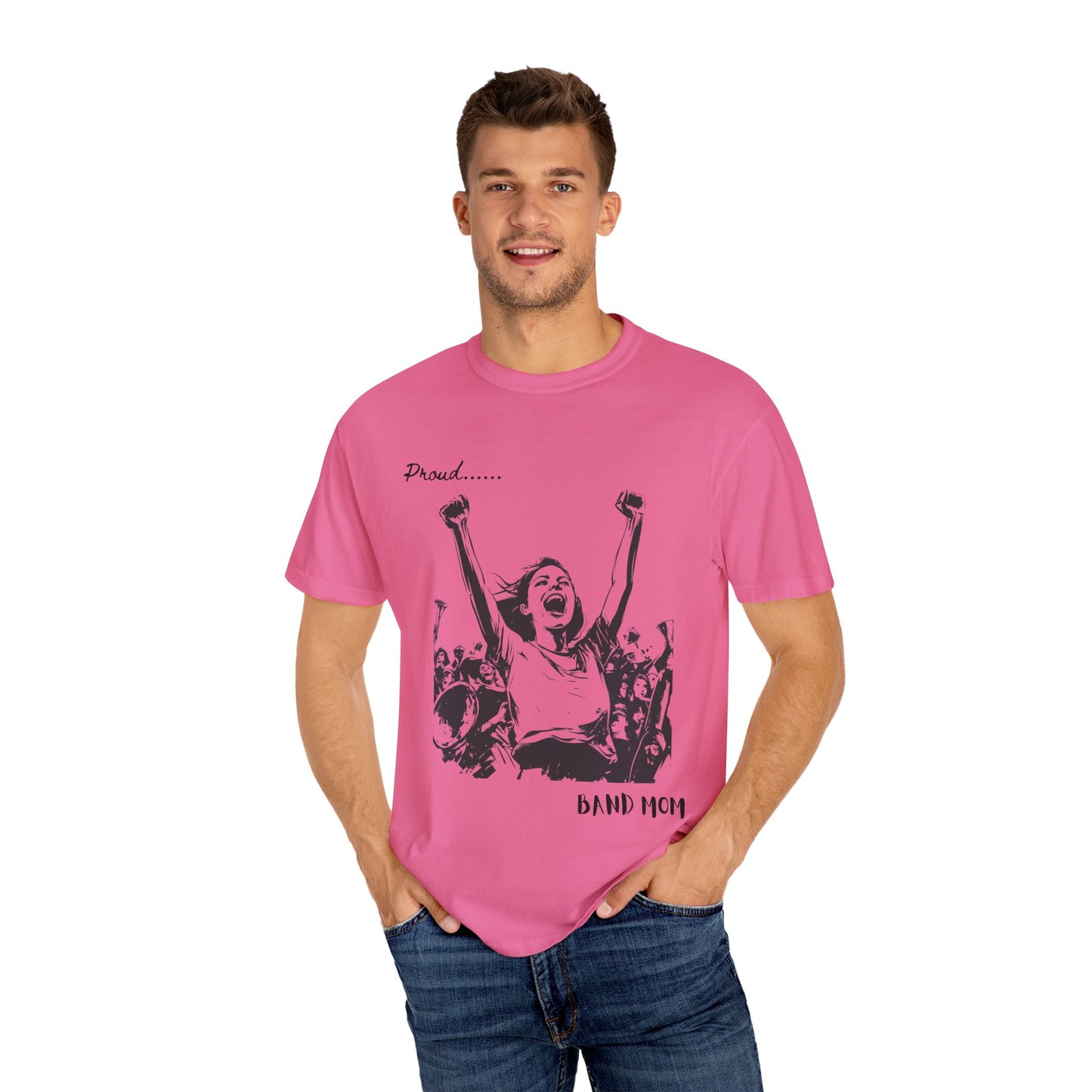 " Band Parent" Unisex Garment-Dyed T-shirt