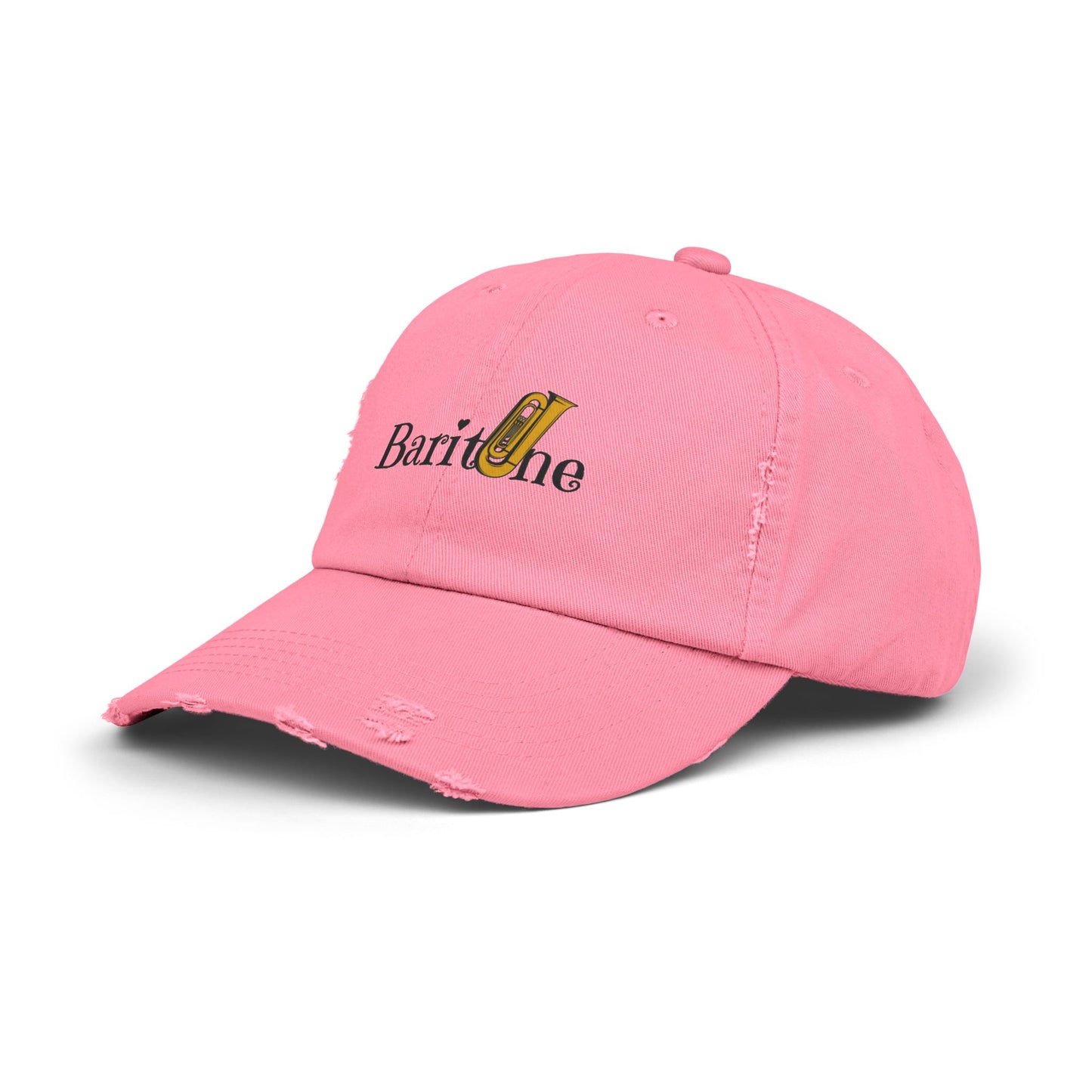 Unisex "Baritone" Distressed Cap