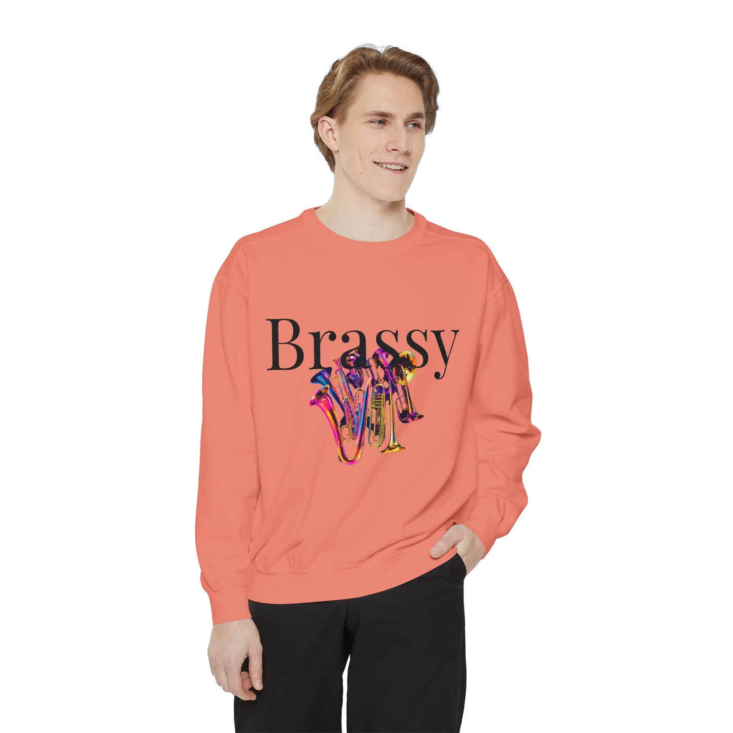 " Brassy Bunch" Unisex Garment-Dyed Sweatshirt