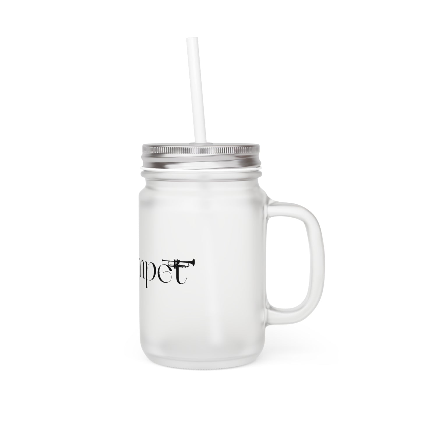 " Trumpet" Mason Jar