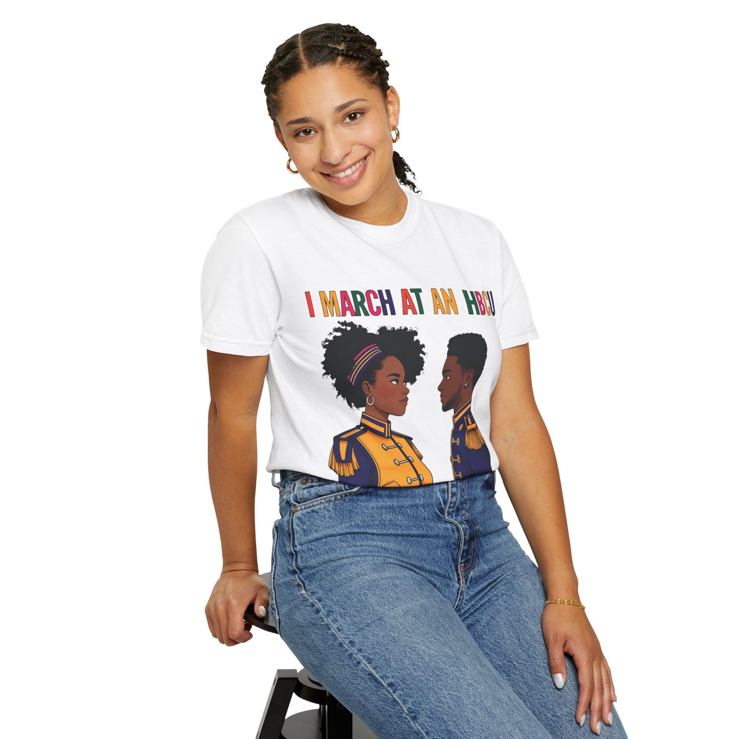 "HBCU Pride" Unisex Garment-Dyed T-shirt with