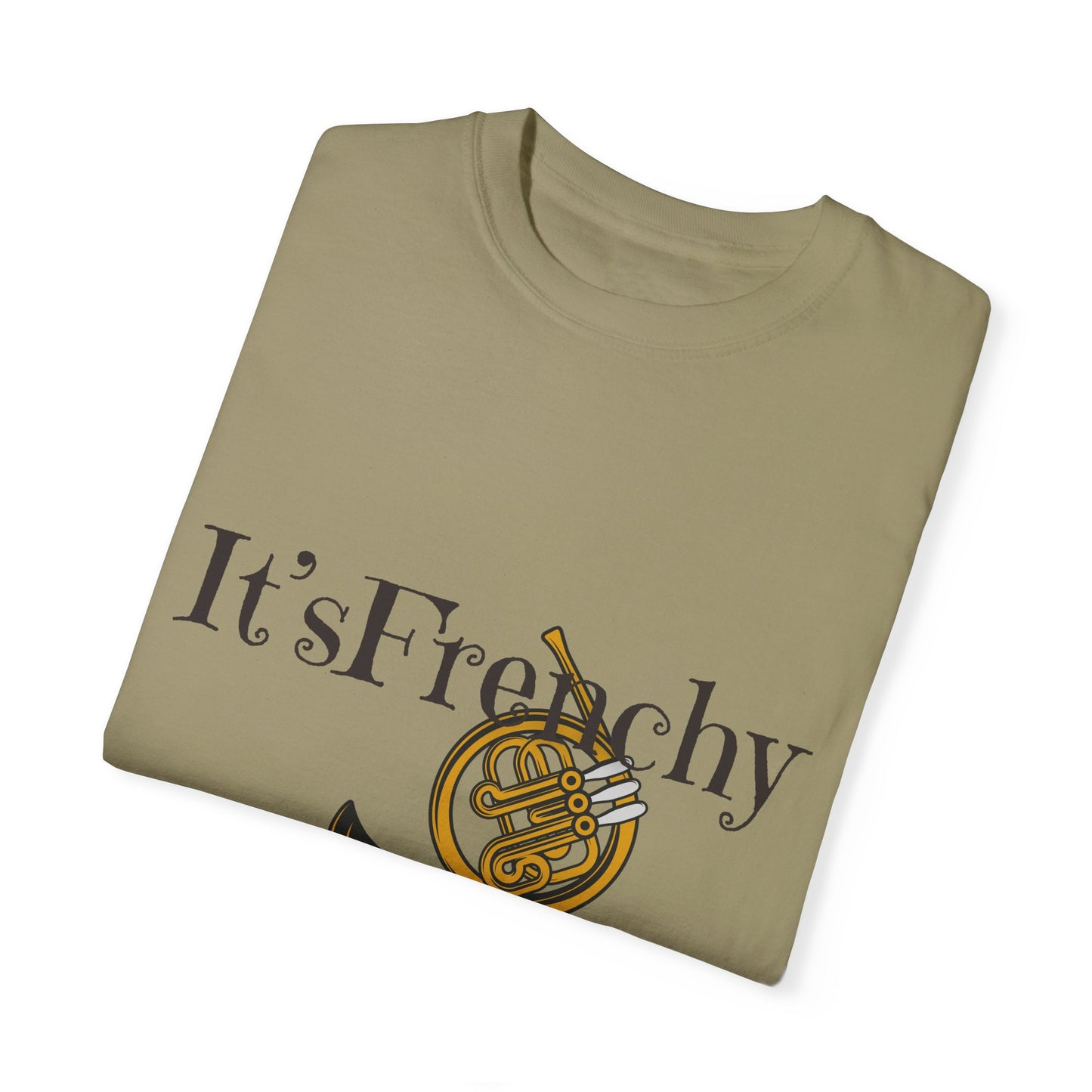 "French Horn" Unisex Garment-Dyed T-shirt