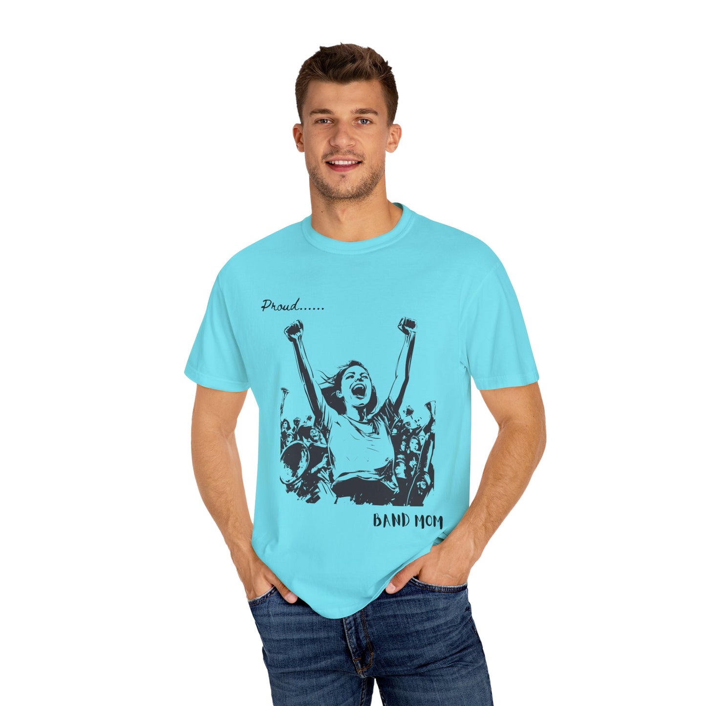 " Band Parent" Unisex Garment-Dyed T-shirt