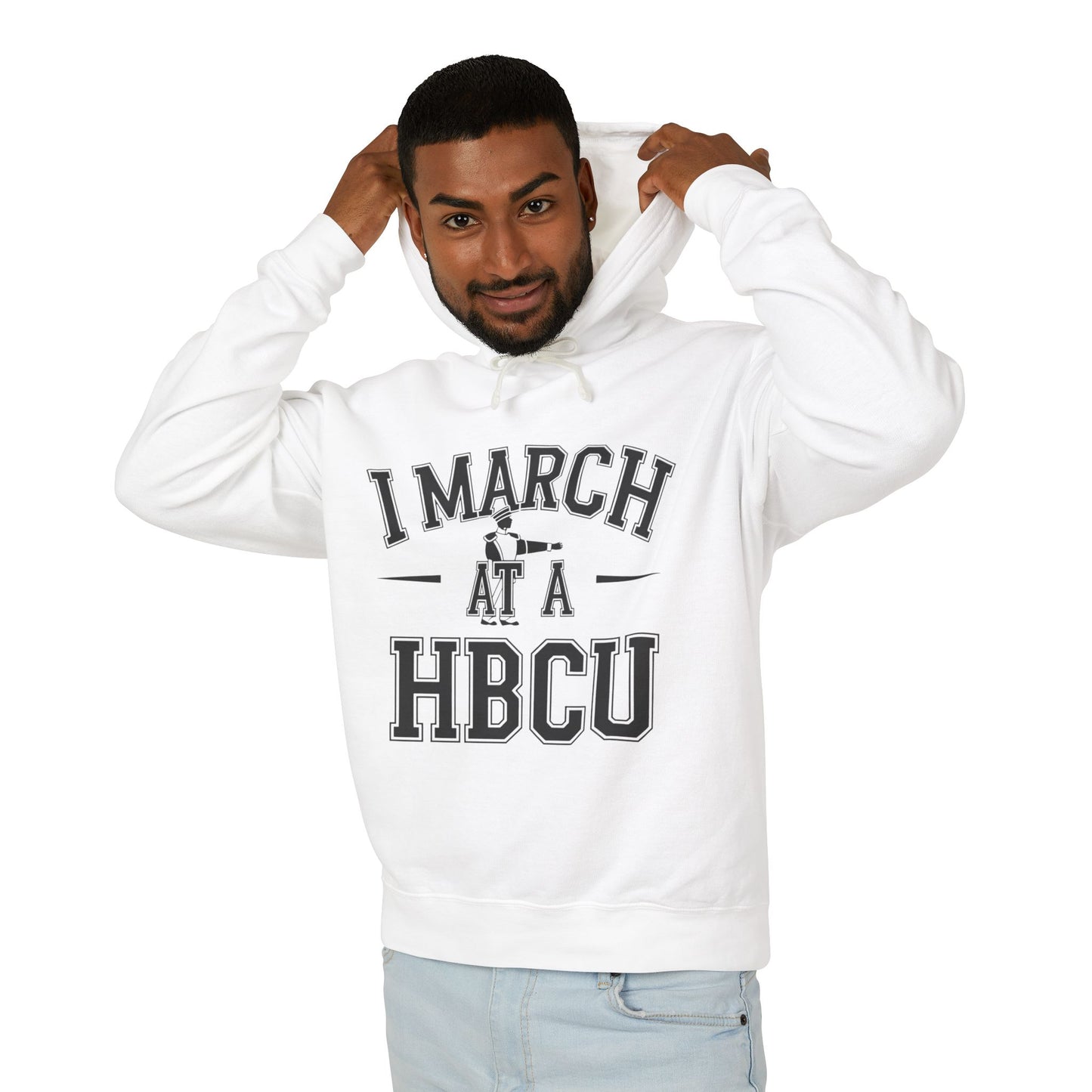 "HBCU Pride" Unisex Lightweight Hooded Sweatshirt
