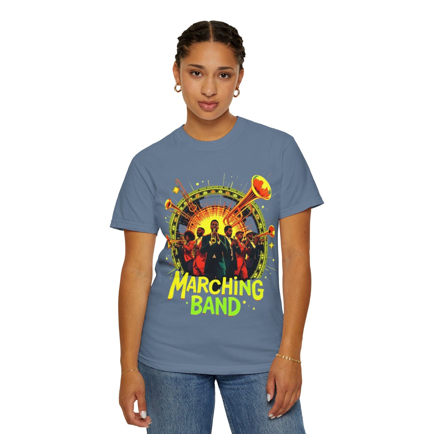 "Marching Band" Unisex Garment Dyed T-Shirt