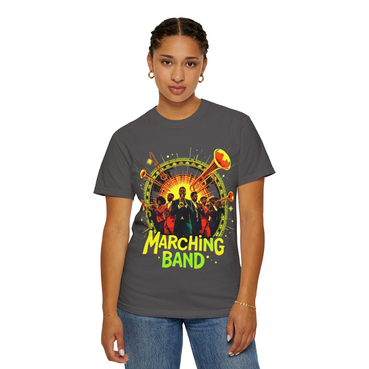 "Marching Band" Unisex Garment Dyed T-Shirt