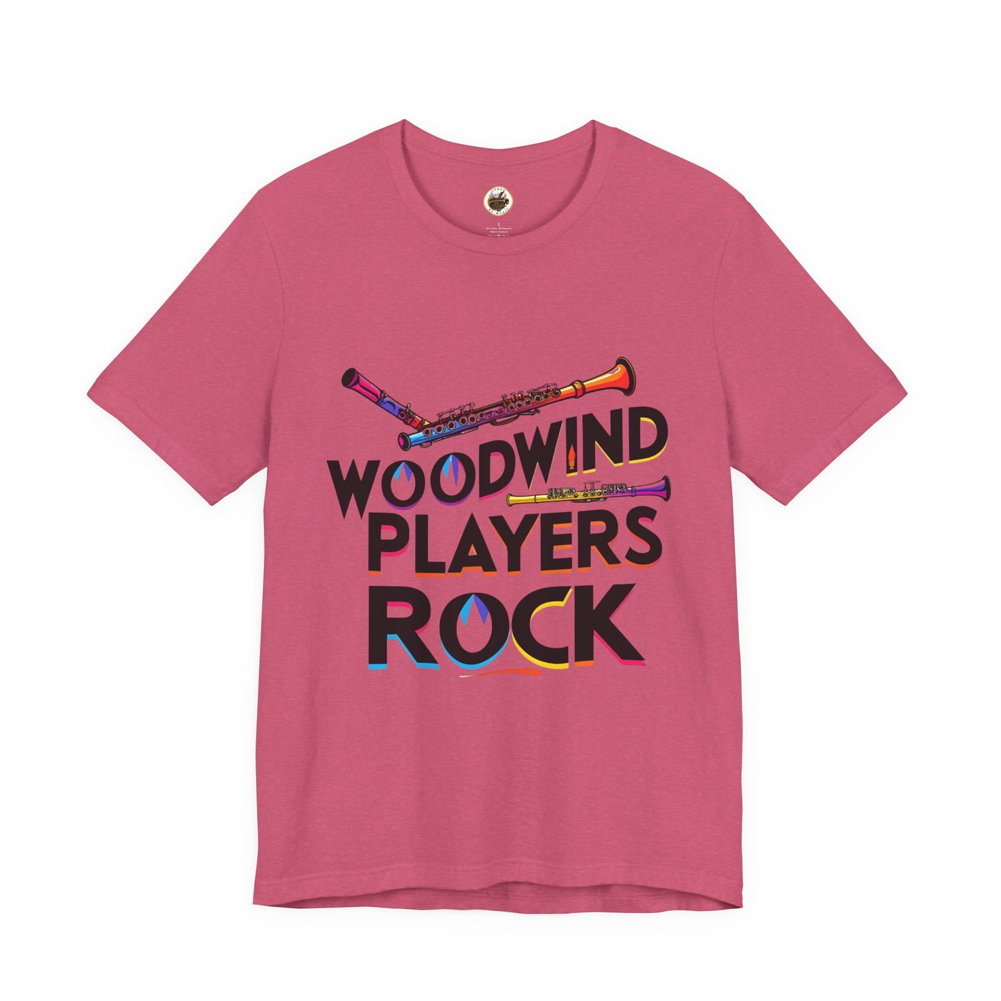 "Woodwind Players Rock" Unisex Short Sleeve T-Shirt