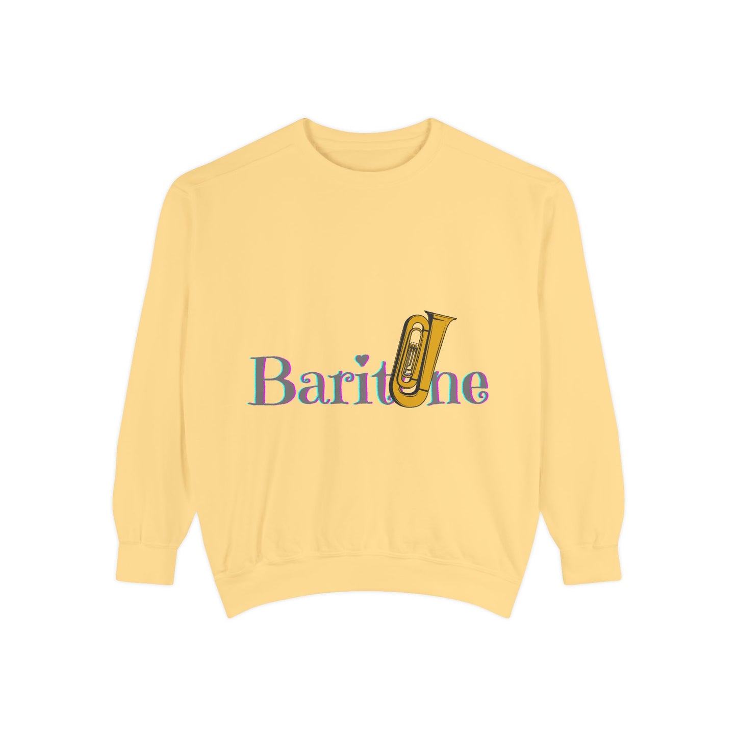 "Baritone" Unisex Garment-Dyed Sweatshirt