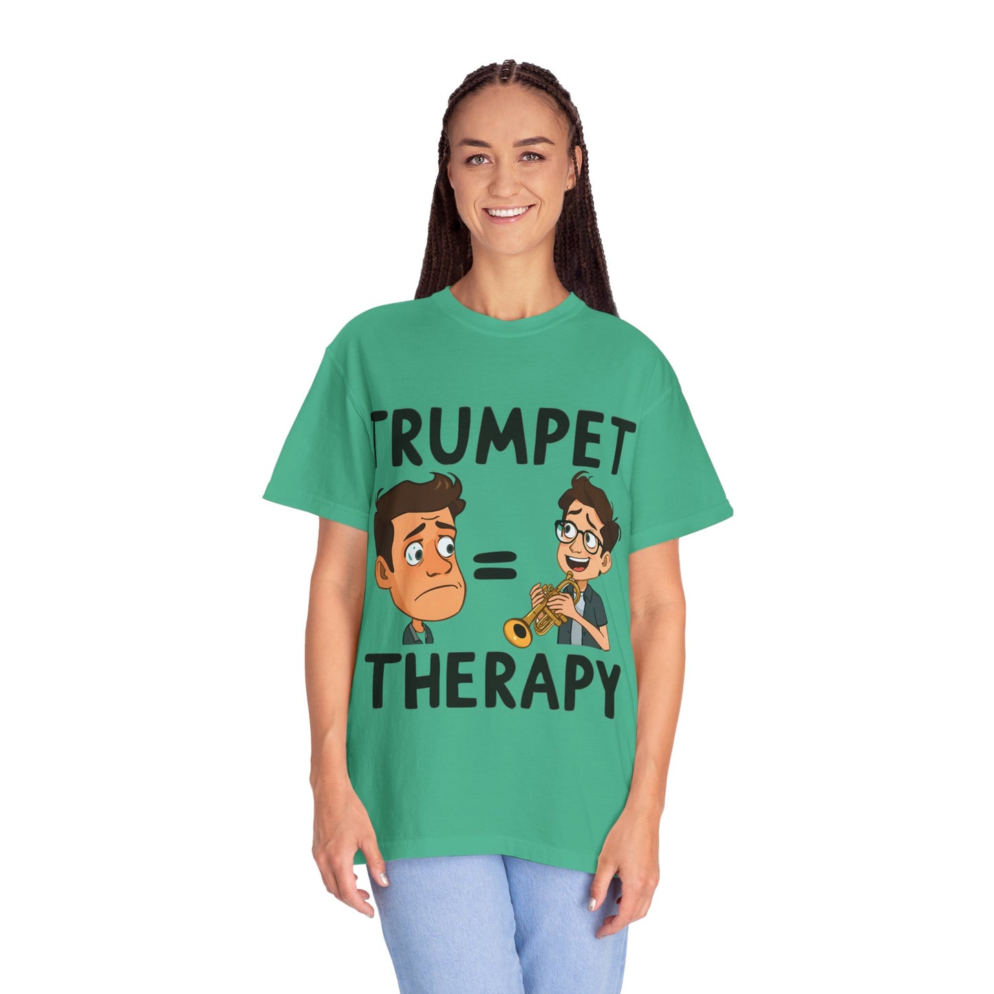 "Trumpet Therapy" Unisex Graphic T-Shirt