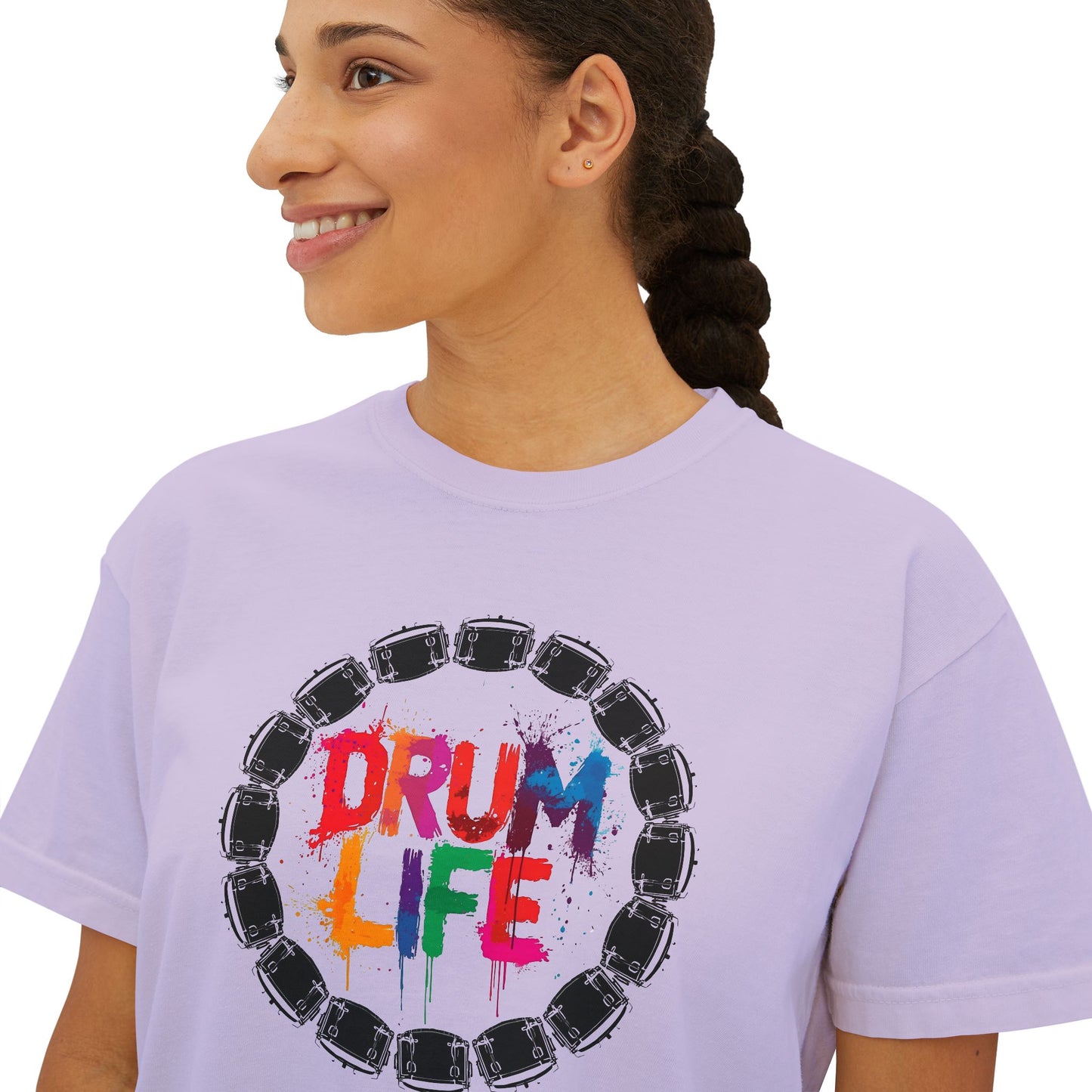 "Drum Life" Women's Boxy Tee