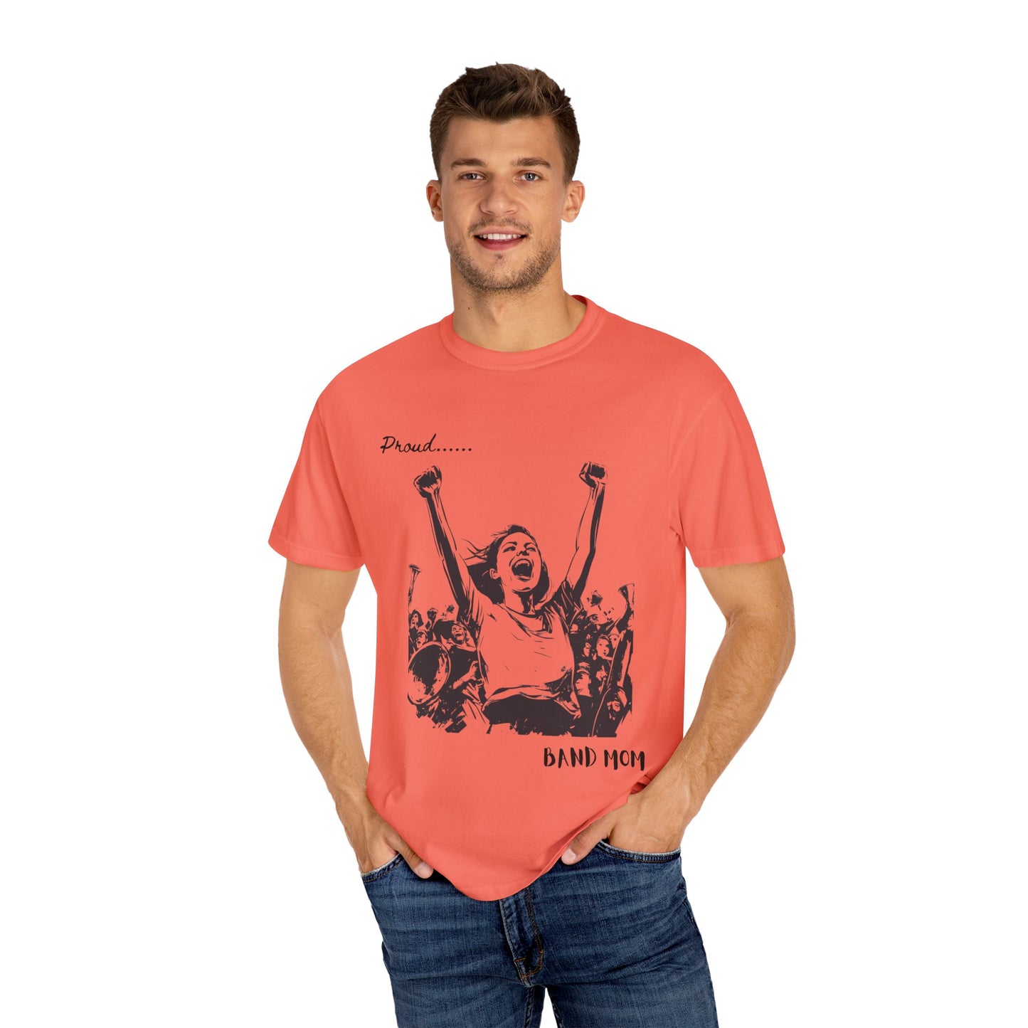 " Band Parent" Unisex Garment-Dyed T-shirt