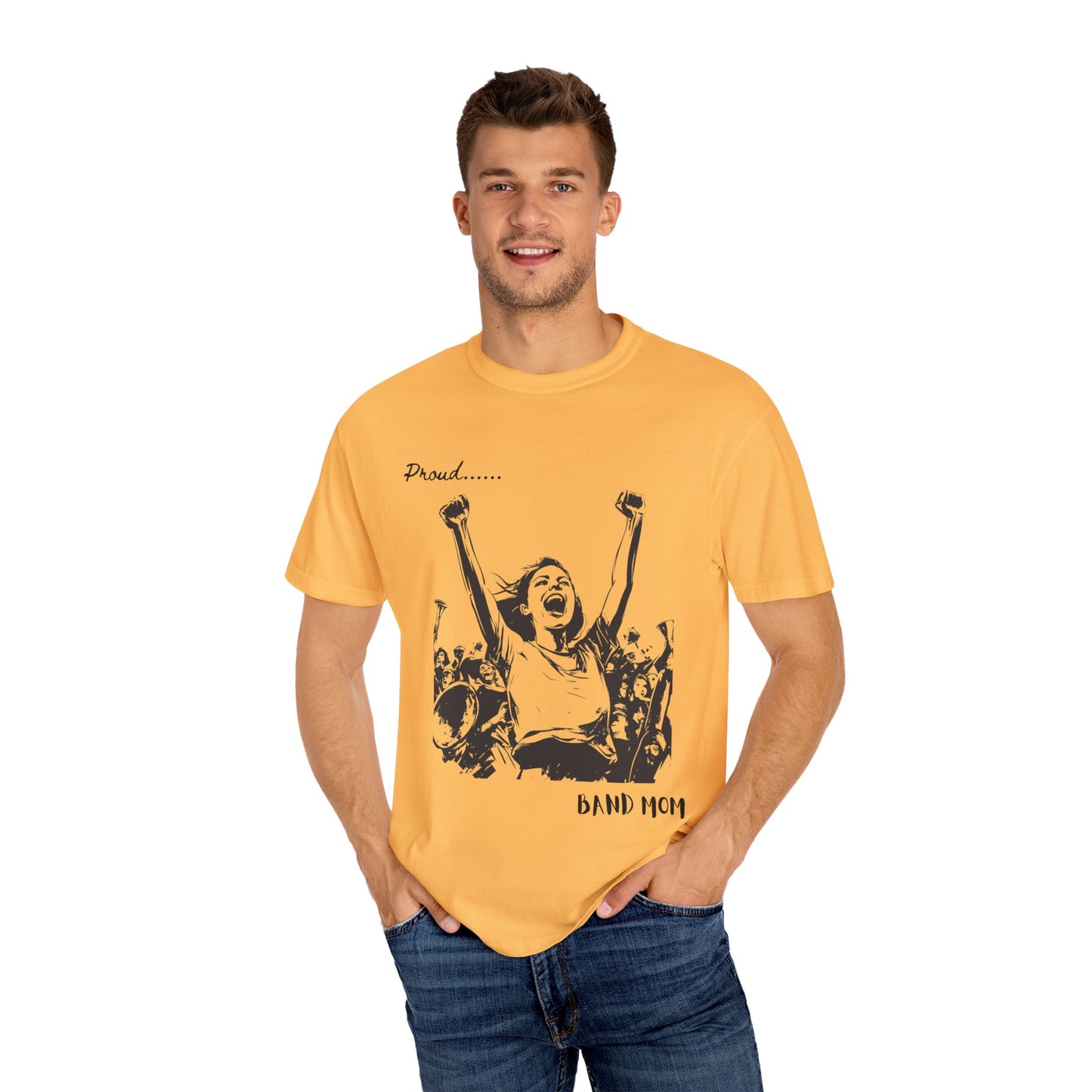" Band Parent" Unisex Garment-Dyed T-shirt
