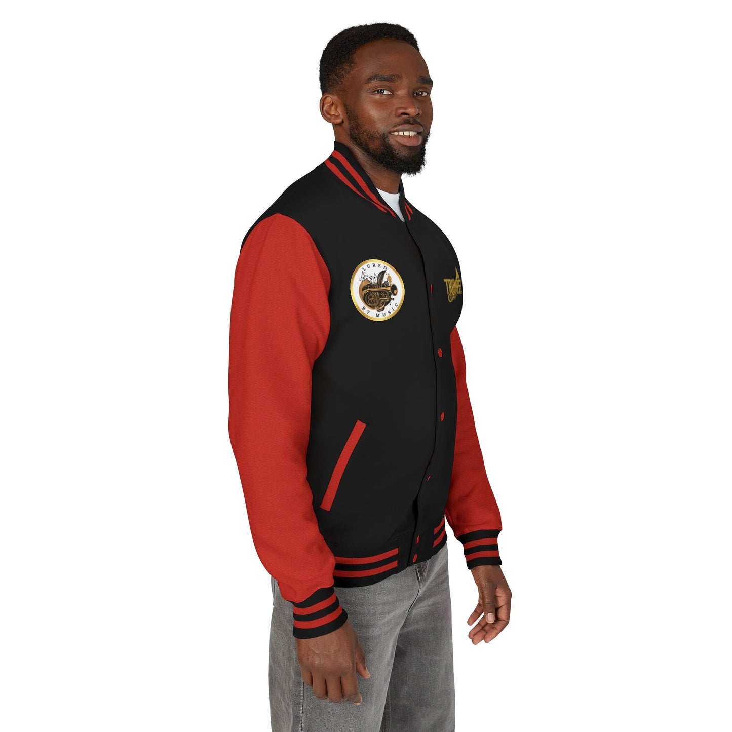 "Trumpet" Unisex Brass Band Letterman Jacket