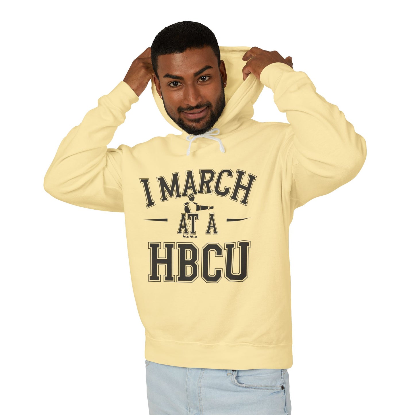 "HBCU Pride" Unisex Lightweight Hooded Sweatshirt