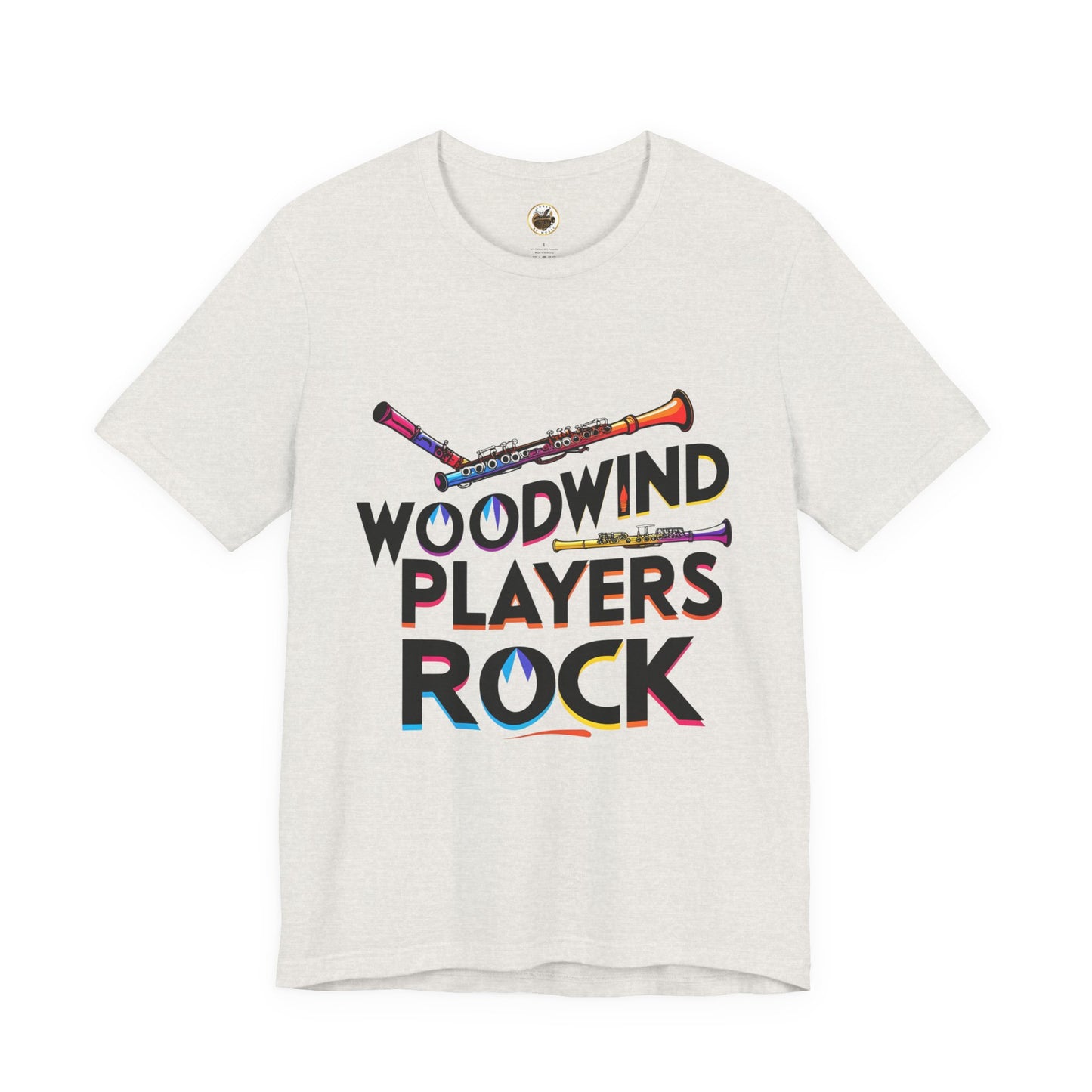 "Woodwind Players Rock" Unisex Short Sleeve T-Shirt