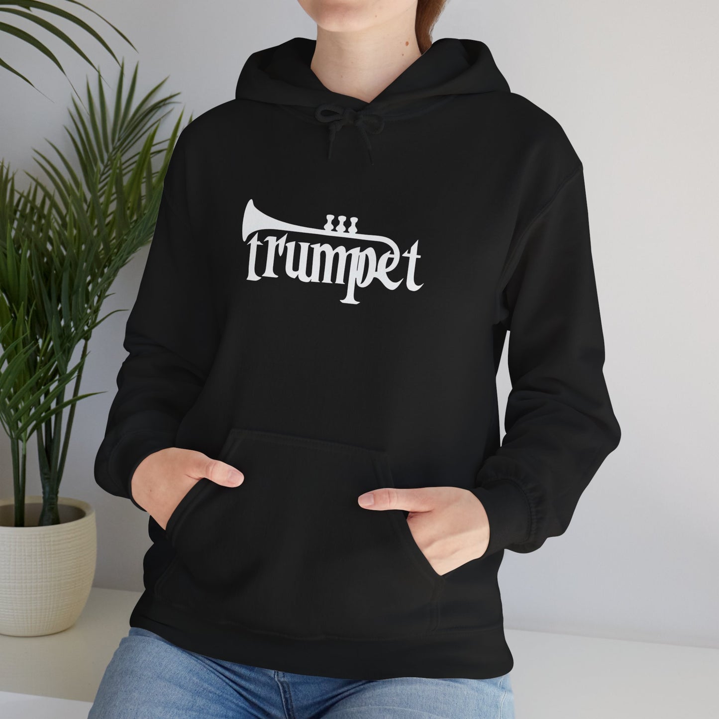 Musical Trumpet Hoodie - Unisex Heavy Blend Sweatshirt