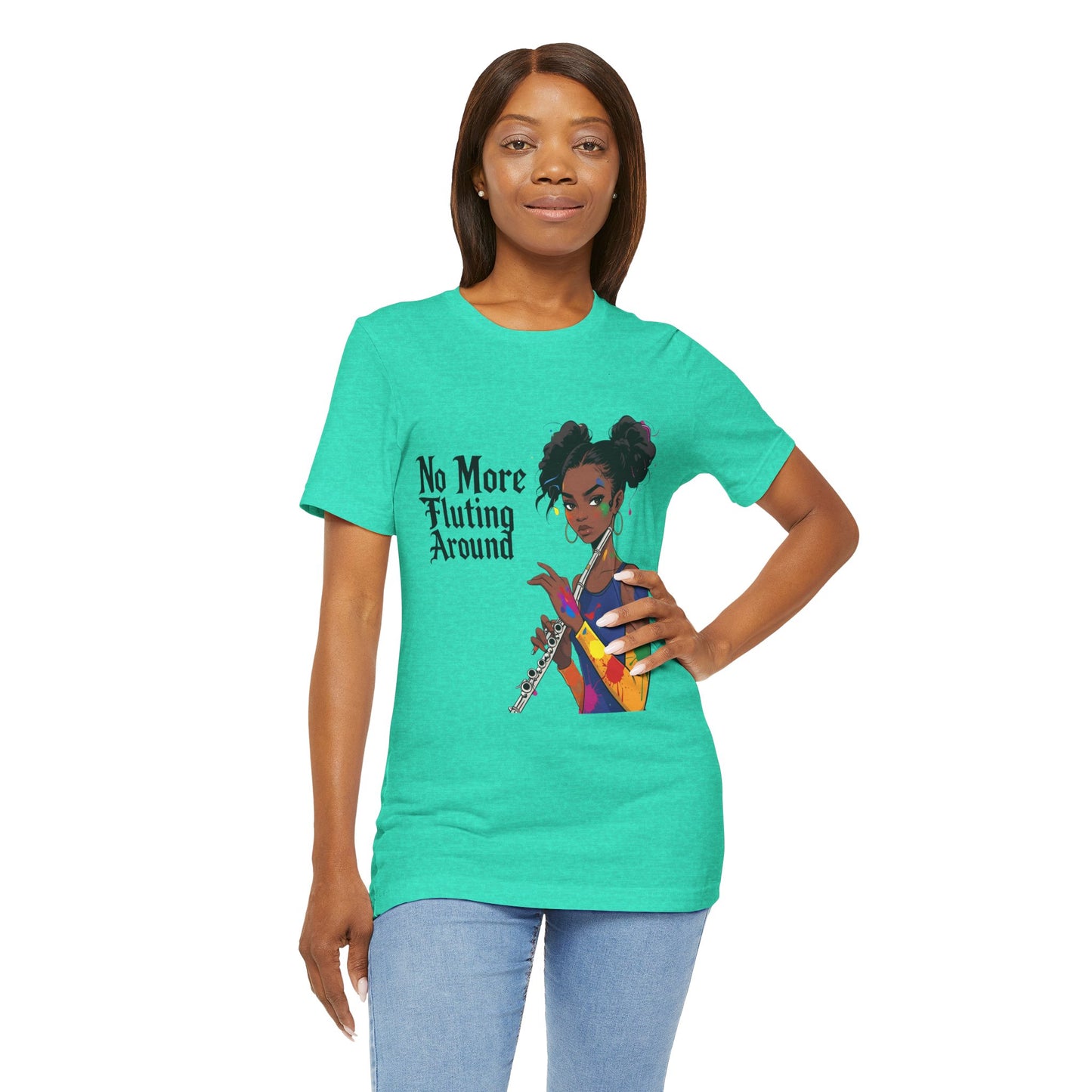 "No More Fluting Around" Unisex Musician Tee