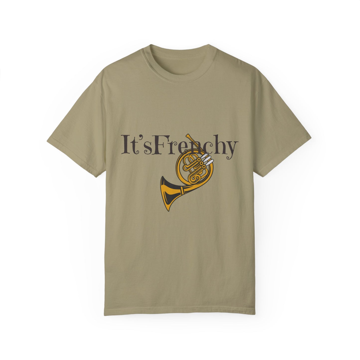"French Horn" Unisex Garment-Dyed T-shirt