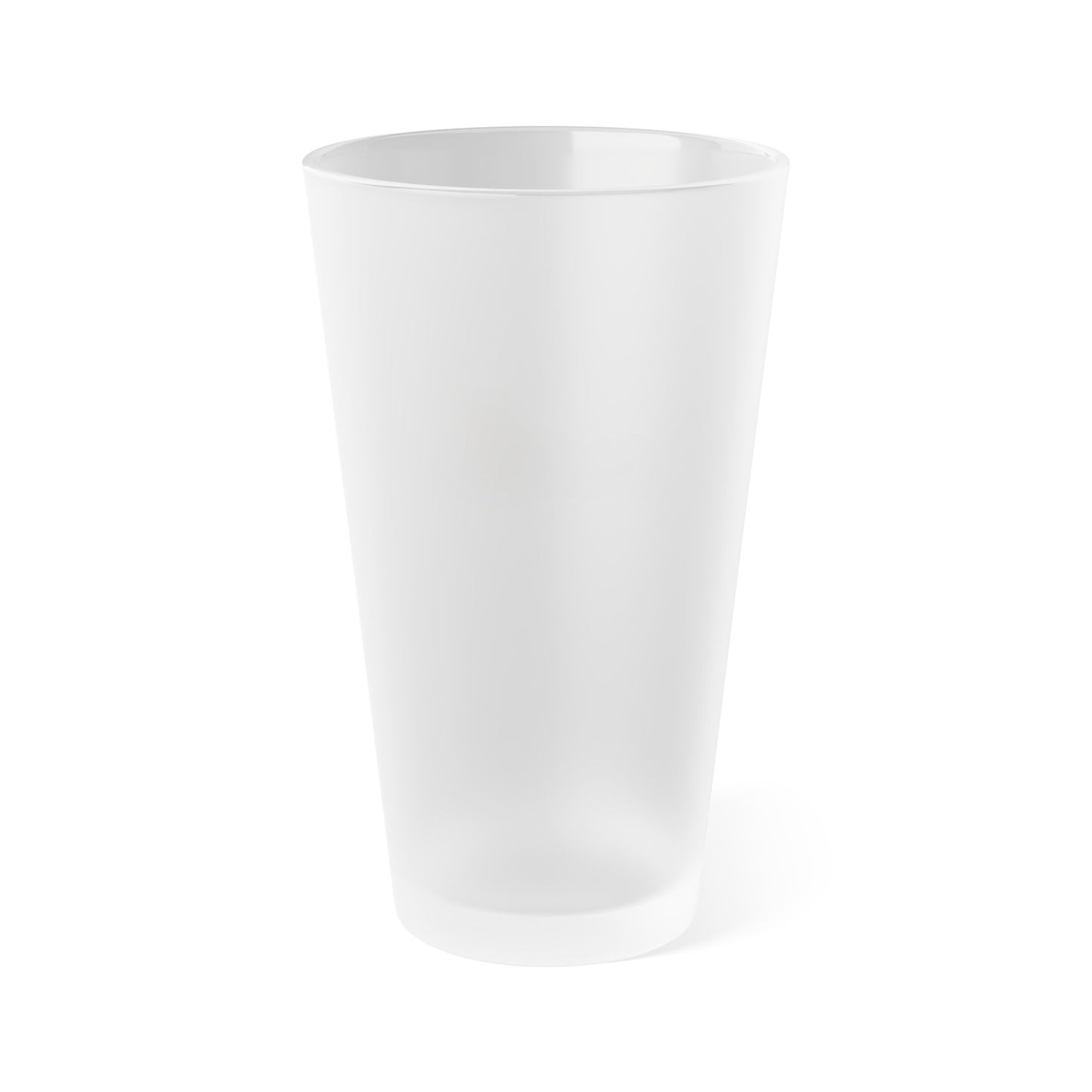 "Baritone" Frosted Pint Glass, 16oz