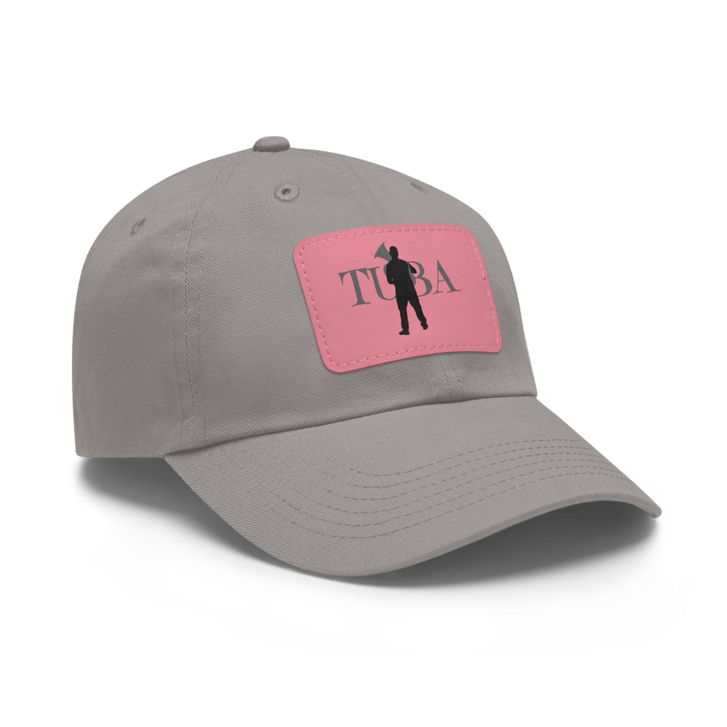 "Tuba" Dad Hat with Leather Patch (Rectangle)