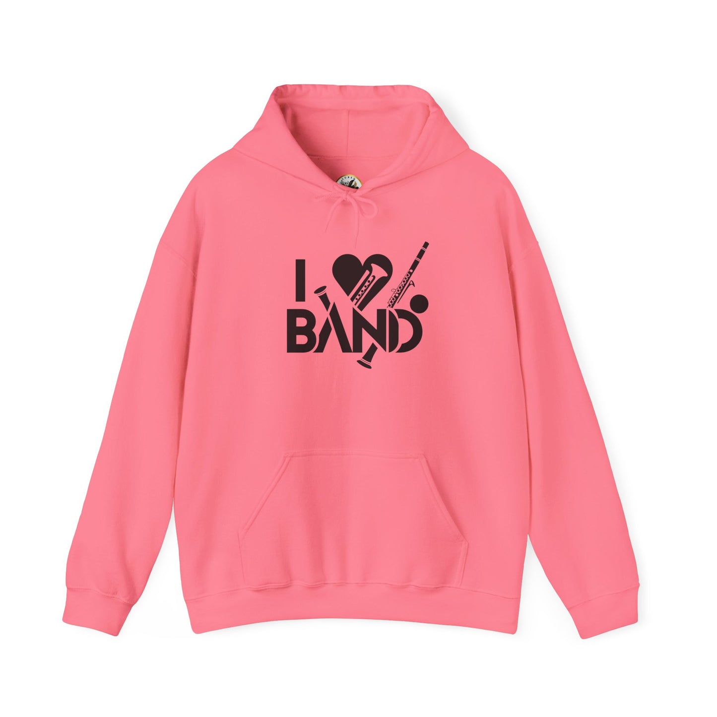"I Love Band" Unisex Heavy-Blend Hoodie