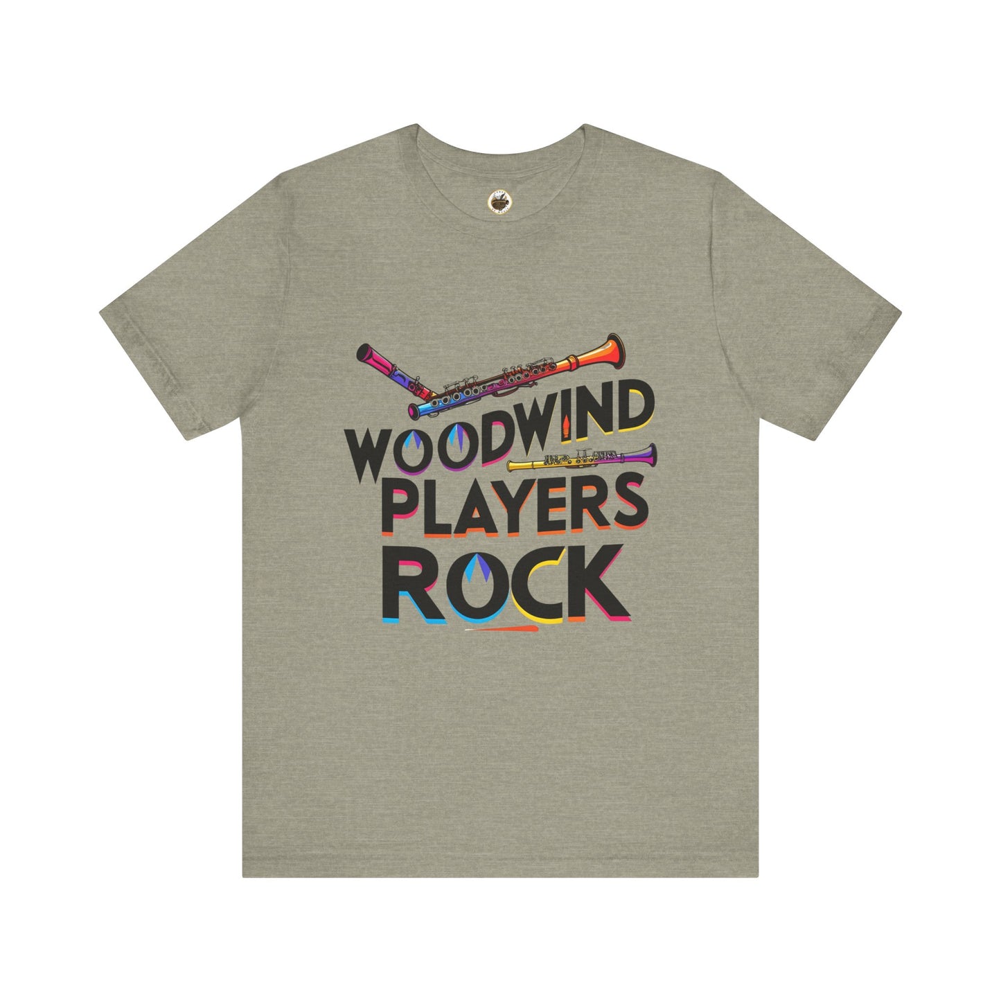 "Woodwind Players Rock" Unisex Short Sleeve T-Shirt