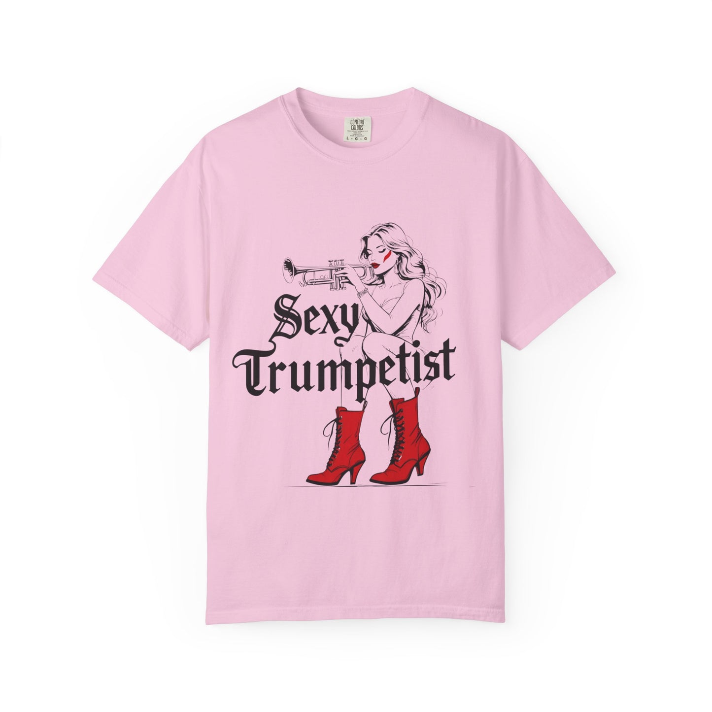 "Sexy Trumpetist" Unisex Garment-Dyed T-shirt