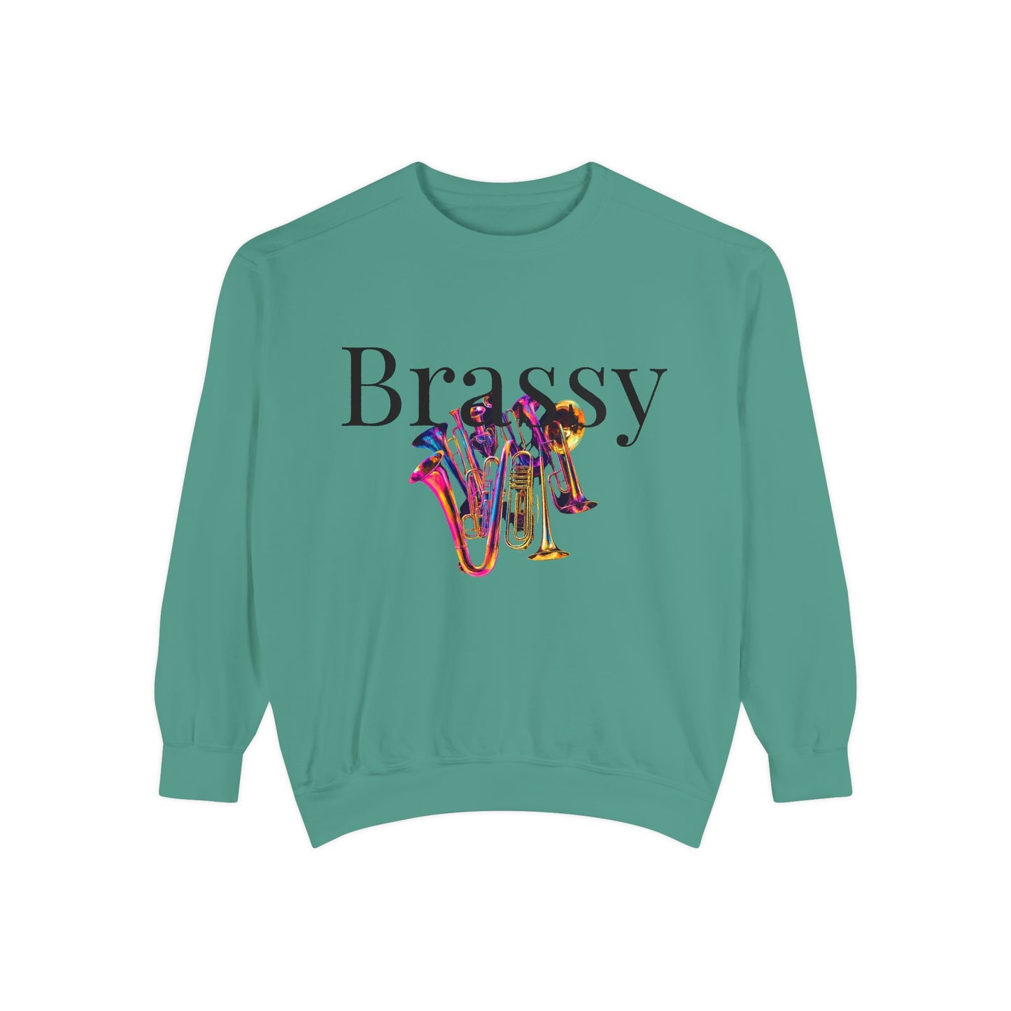" Brassy Bunch" Unisex Garment-Dyed Sweatshirt