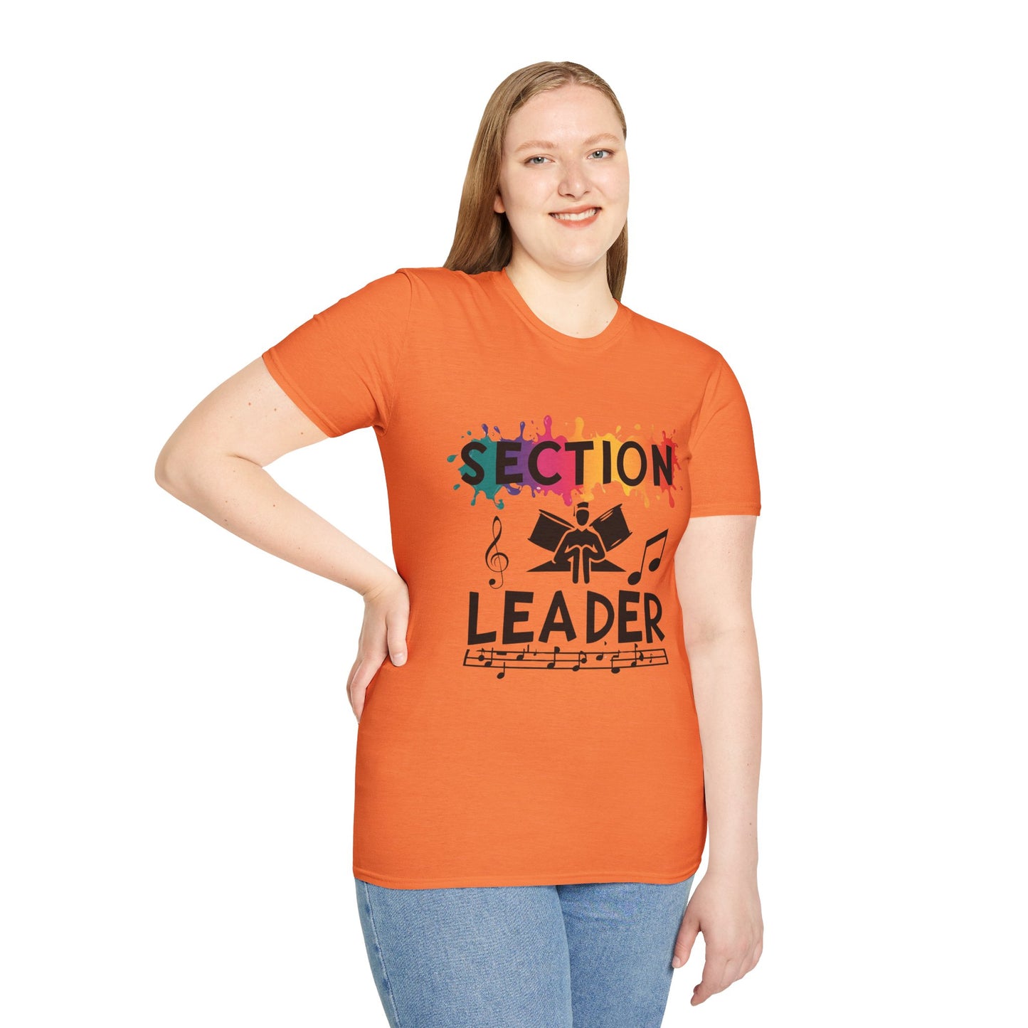 Splash Paint "Section Leader" Unisex Soft-style T-Shirt