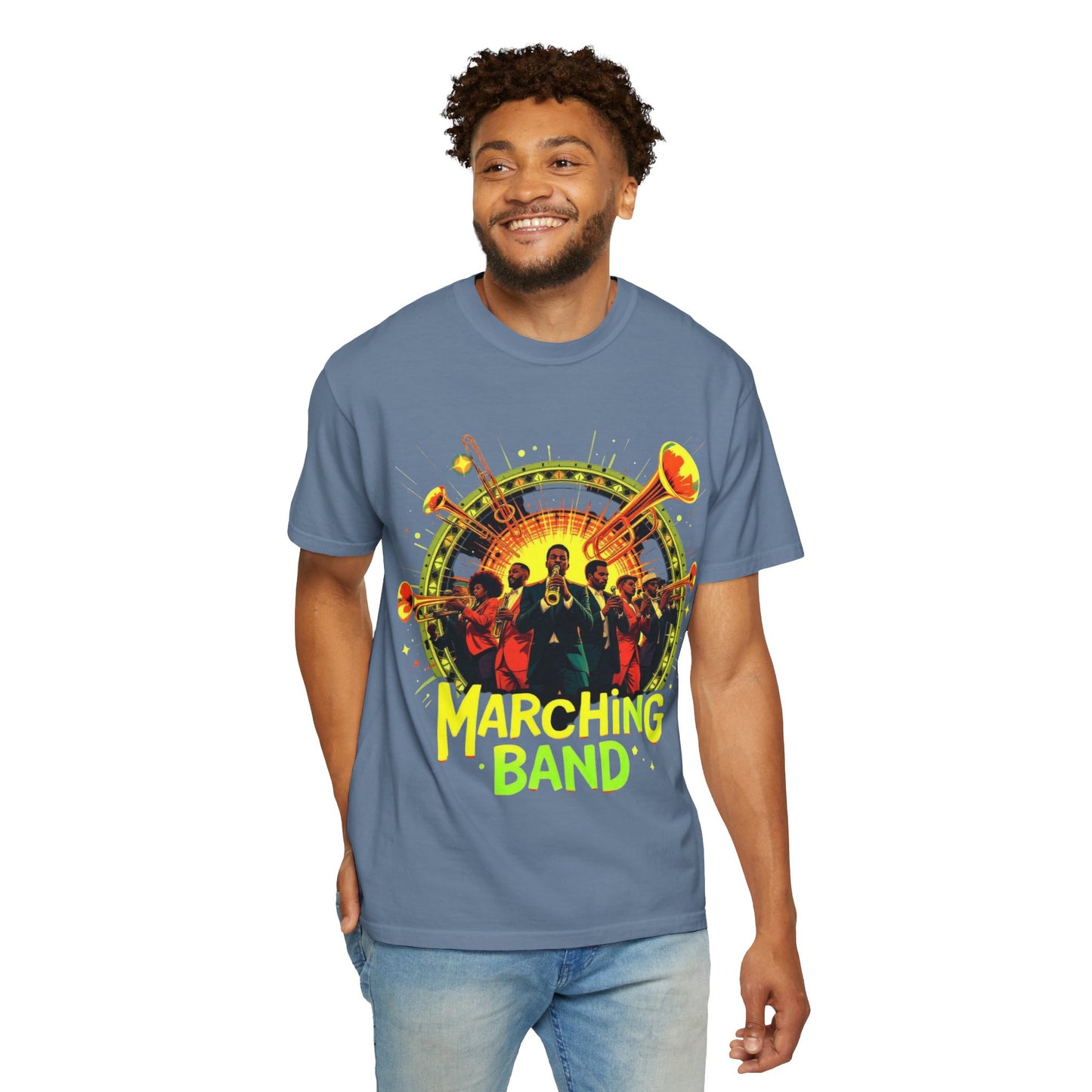 "Marching Band" Unisex Garment Dyed T-Shirt