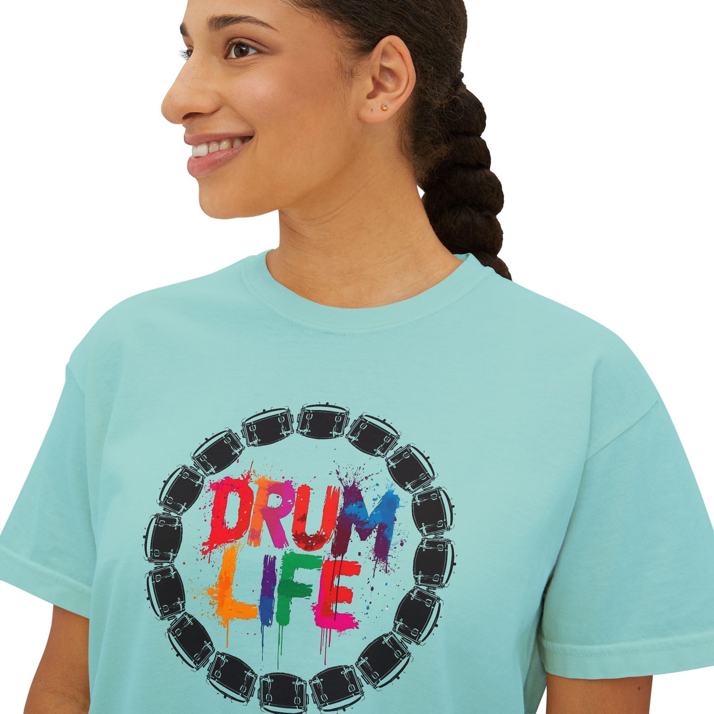 "Drum Life" Women's Boxy Tee