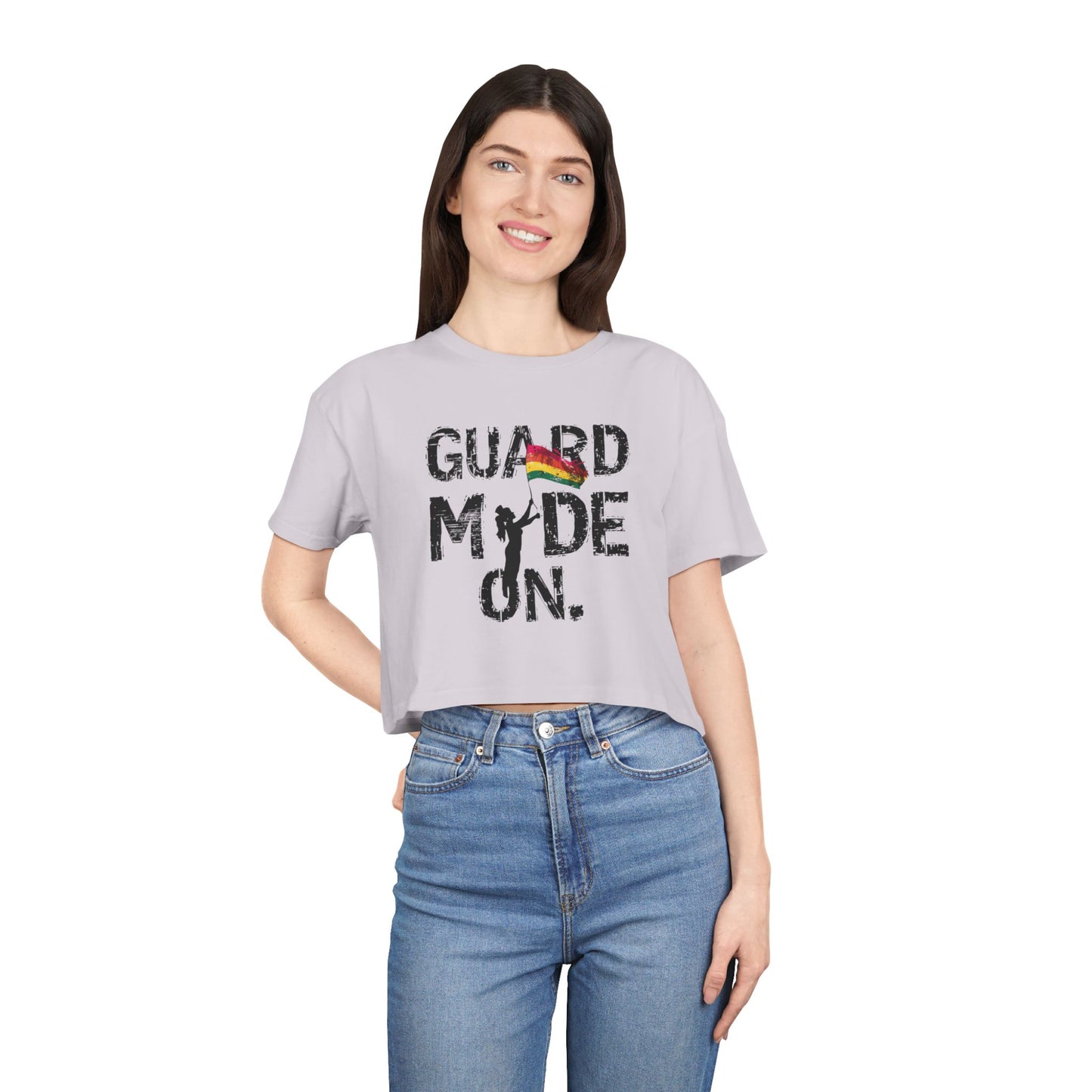 Women's "Guard Mode" Crop Tee