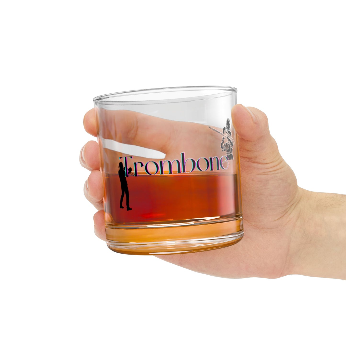 "Trombone" Rocks Glass, 10oz